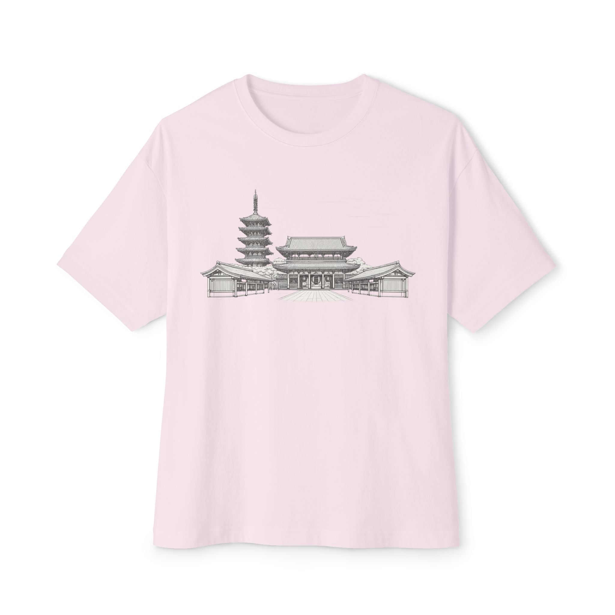 Senso-ji Temple Asakusa Japan Tee — Minimal Outline Japanese Landmark Shirt