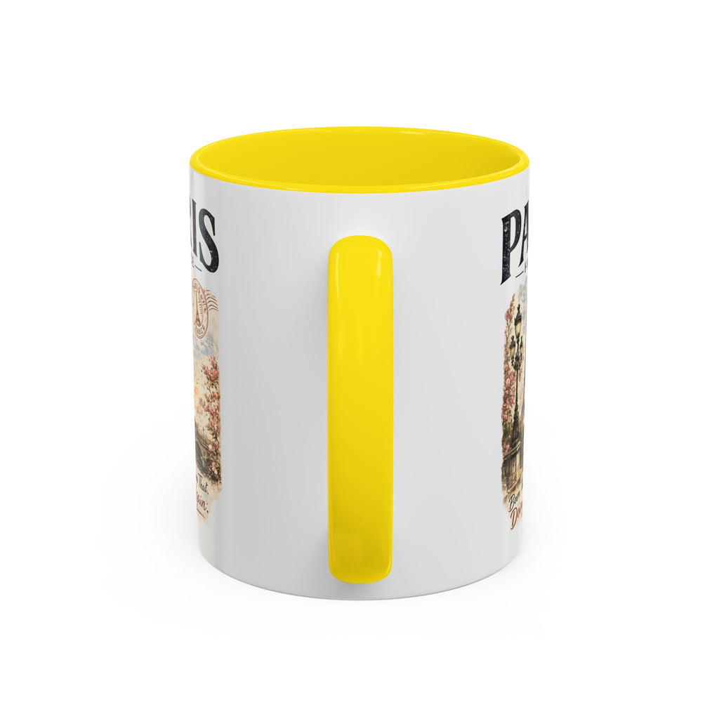 Paris France Eiffel Tower Accent Coffee Mug — "Been There. Done That. Doing It Again."