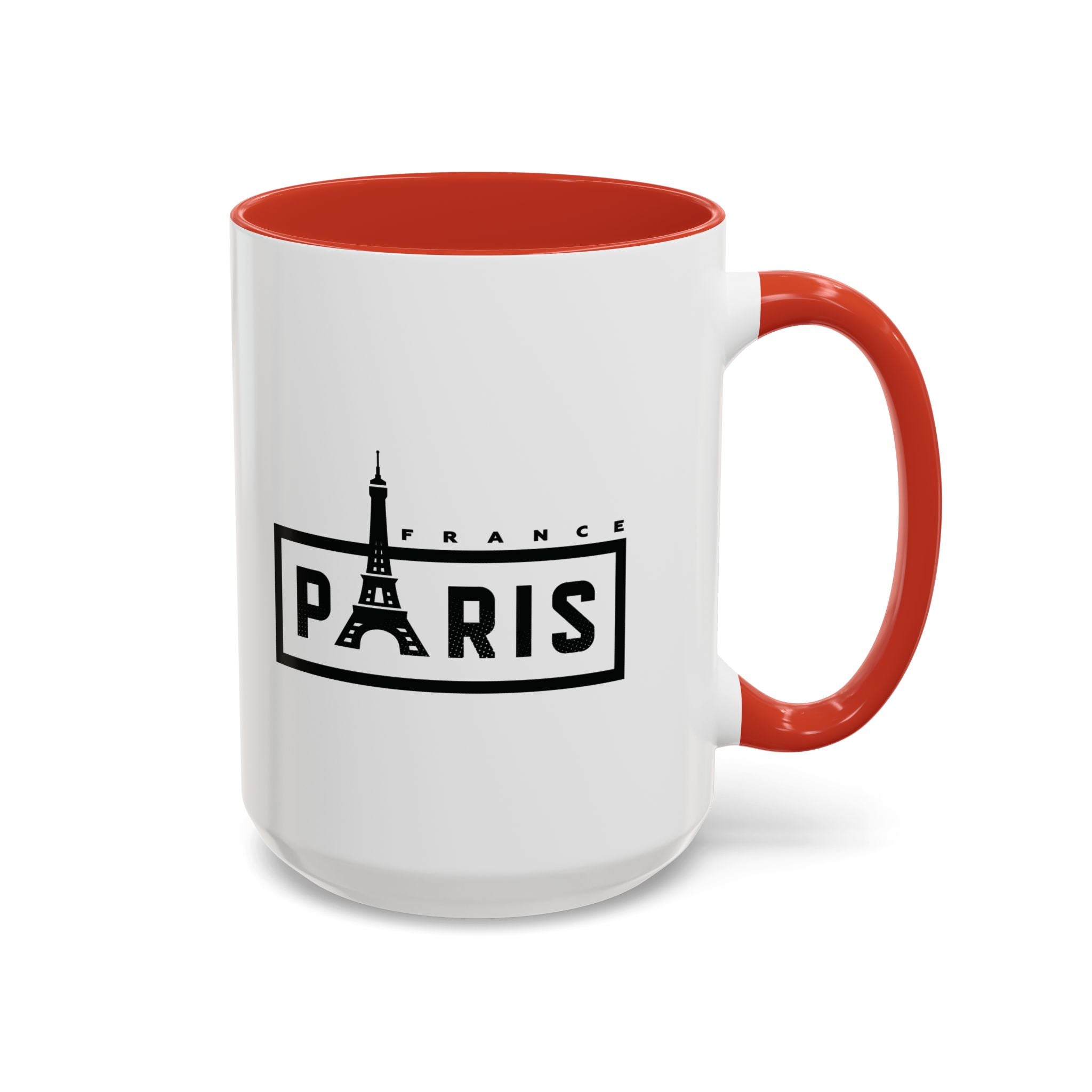 Paris Eiffel Tower Accent Coffee Mug – France Travel Souvenir (11/15oz)