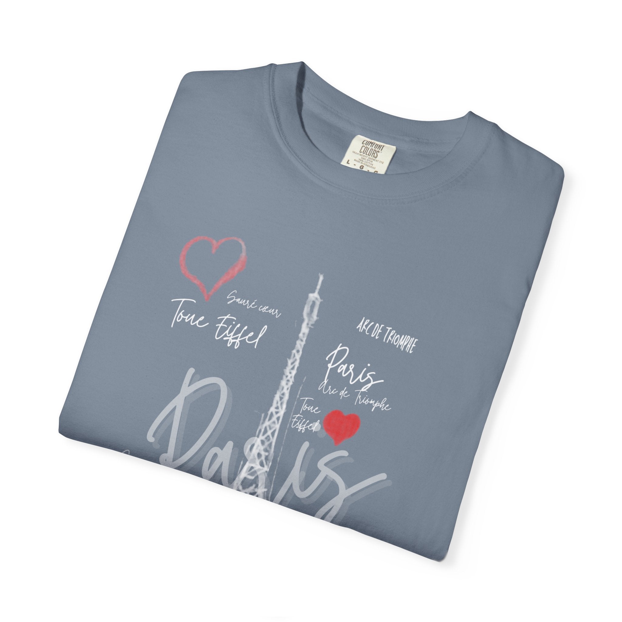 Paris Eiffel Tower T-Shirt — Romantic Heart Travel Tee