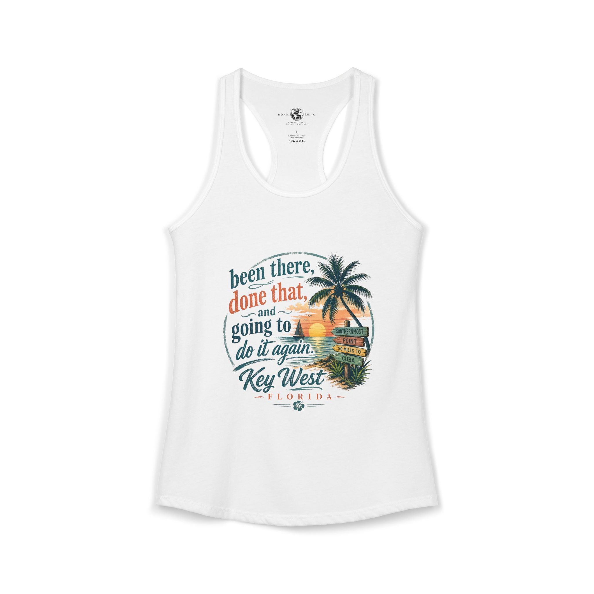 Key West "Been There, Done That" Women's Racerback Tank