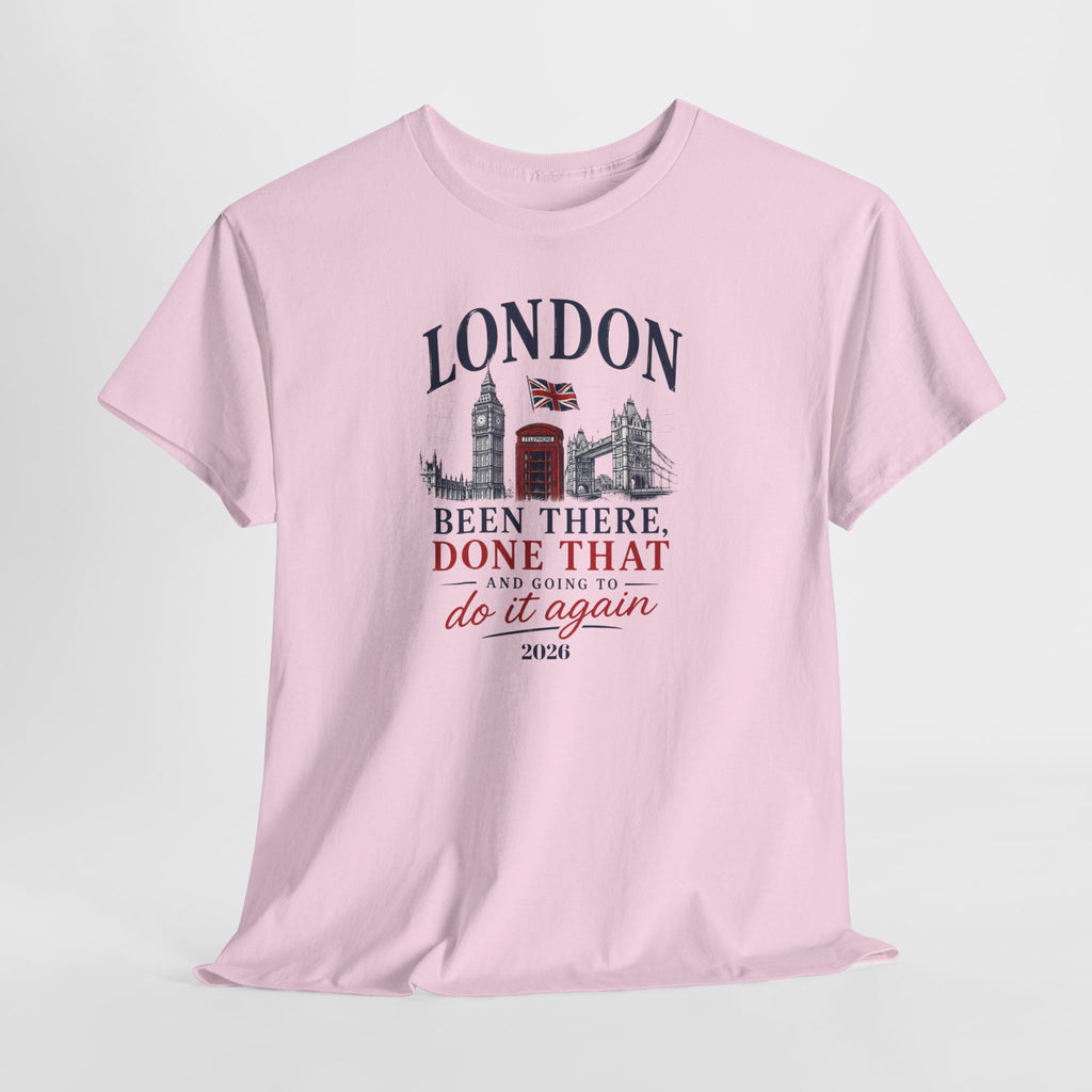 Funny London "Been There, Done That" Travel Souvenir Tee — Personalizion available