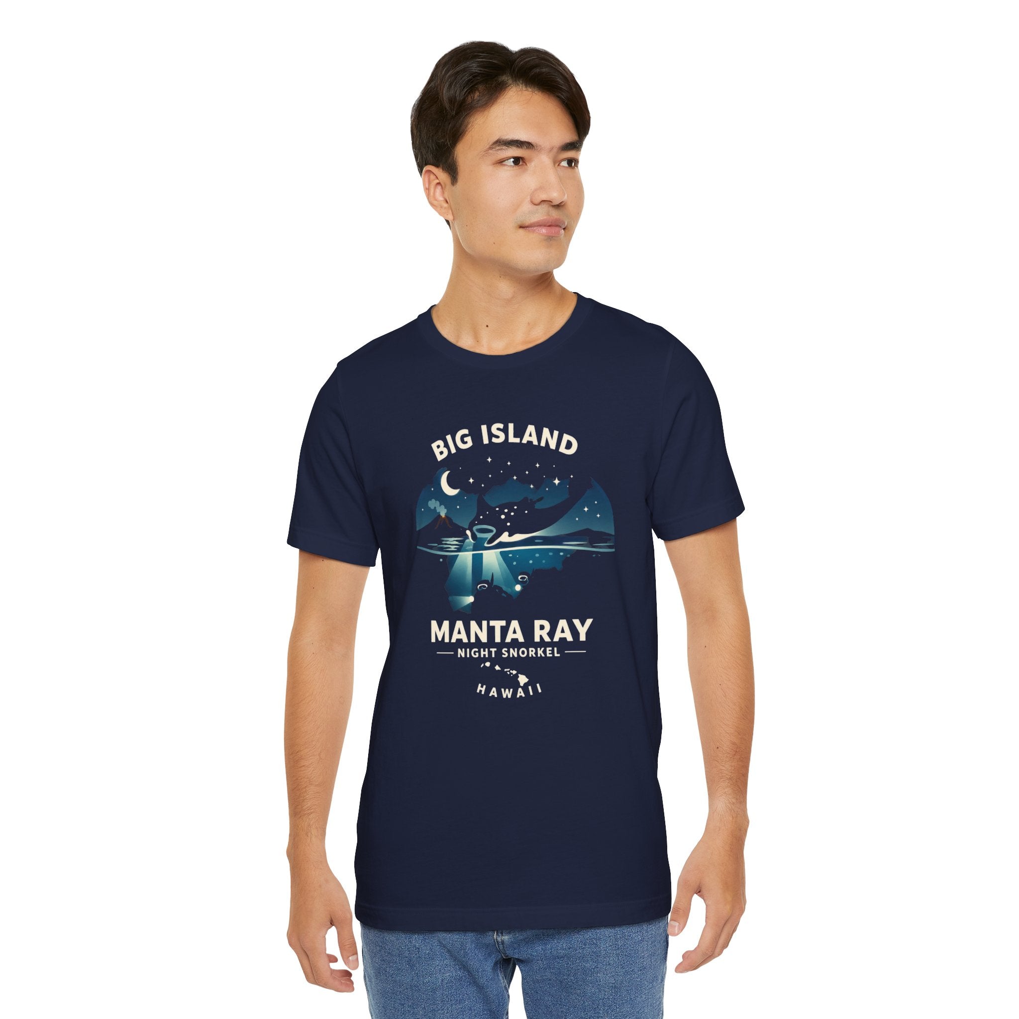 Manta Ray Night Snorkel Tee — Big Island Hawaii Adventure Souvenir