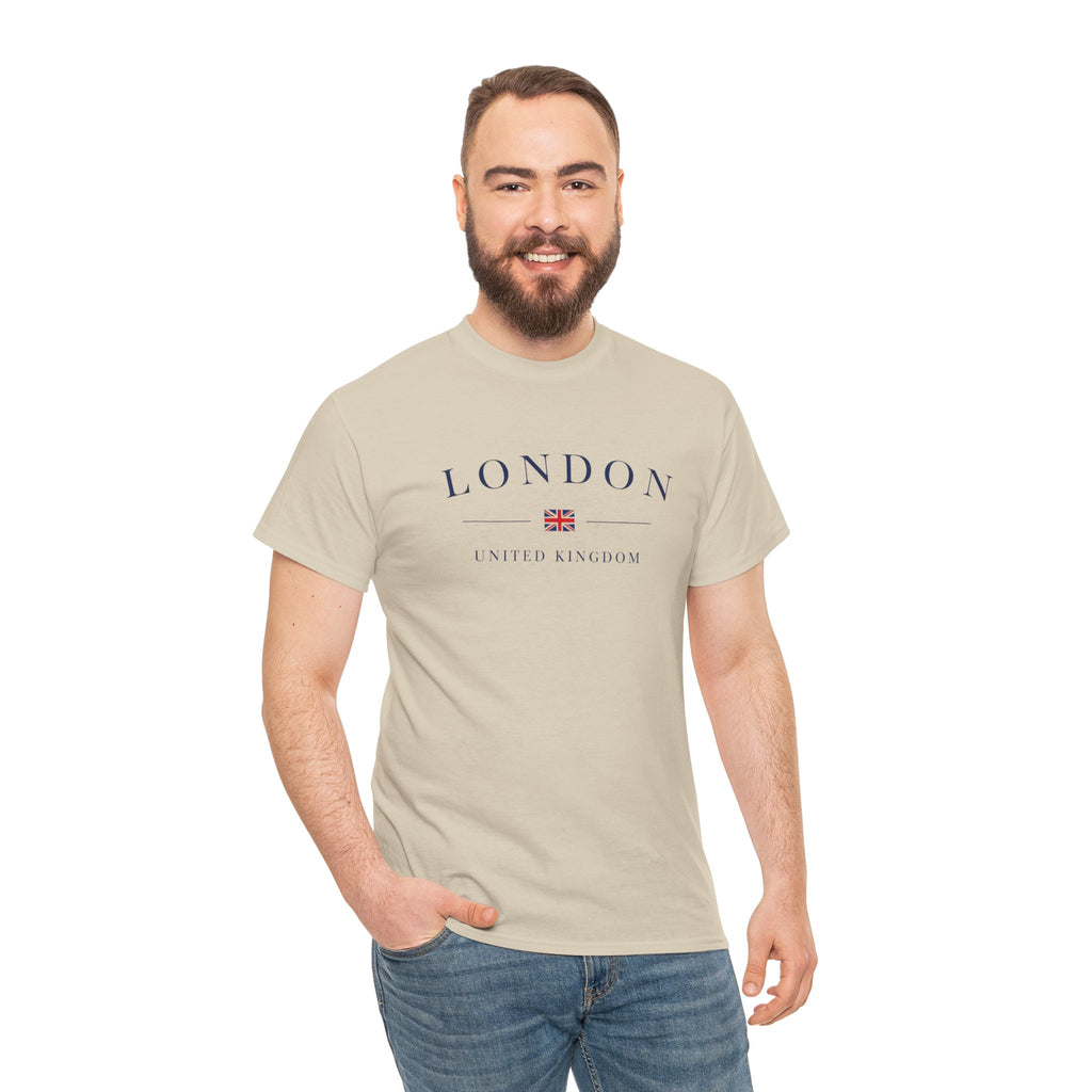 London Tee — Classic UK Flag Graphic Cotton T-Shirt