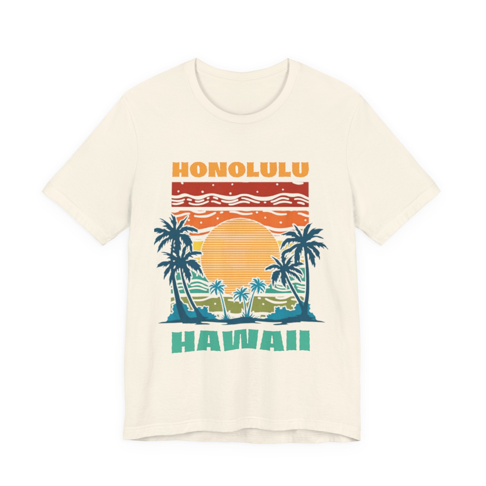 Honolulu Hawaii Vintage Sunset T-Shirt
