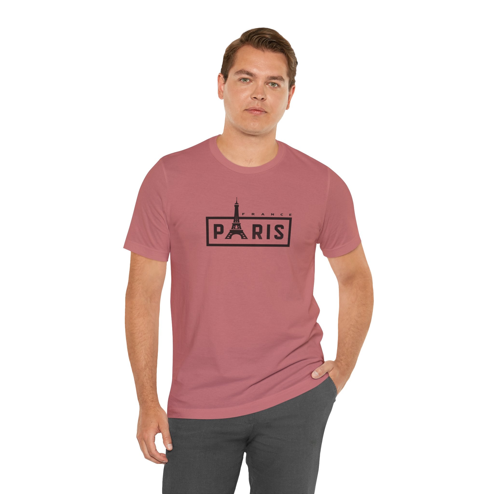 Paris Eiffel Tower Graphic Tee — Vintage Parisian Travel T‑Shirt