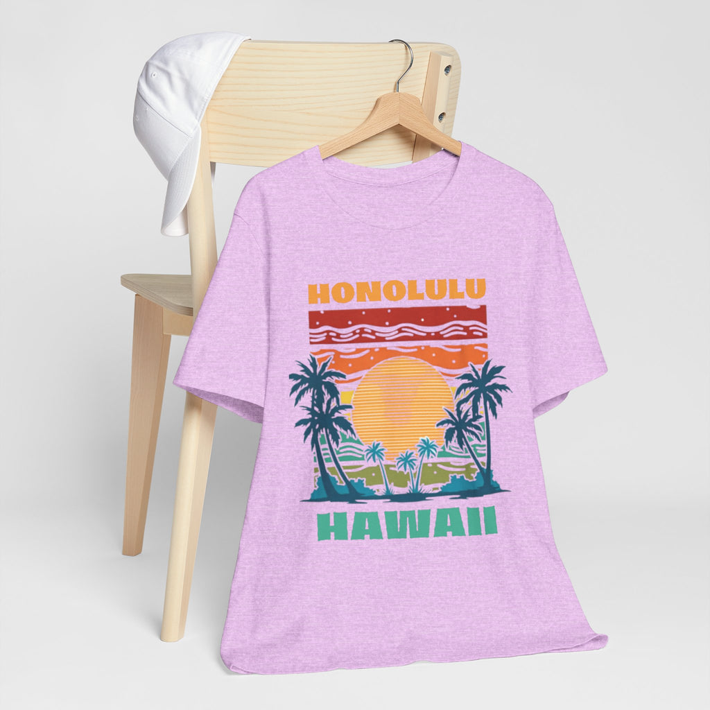 Honolulu Hawaii Vintage Sunset T-Shirt