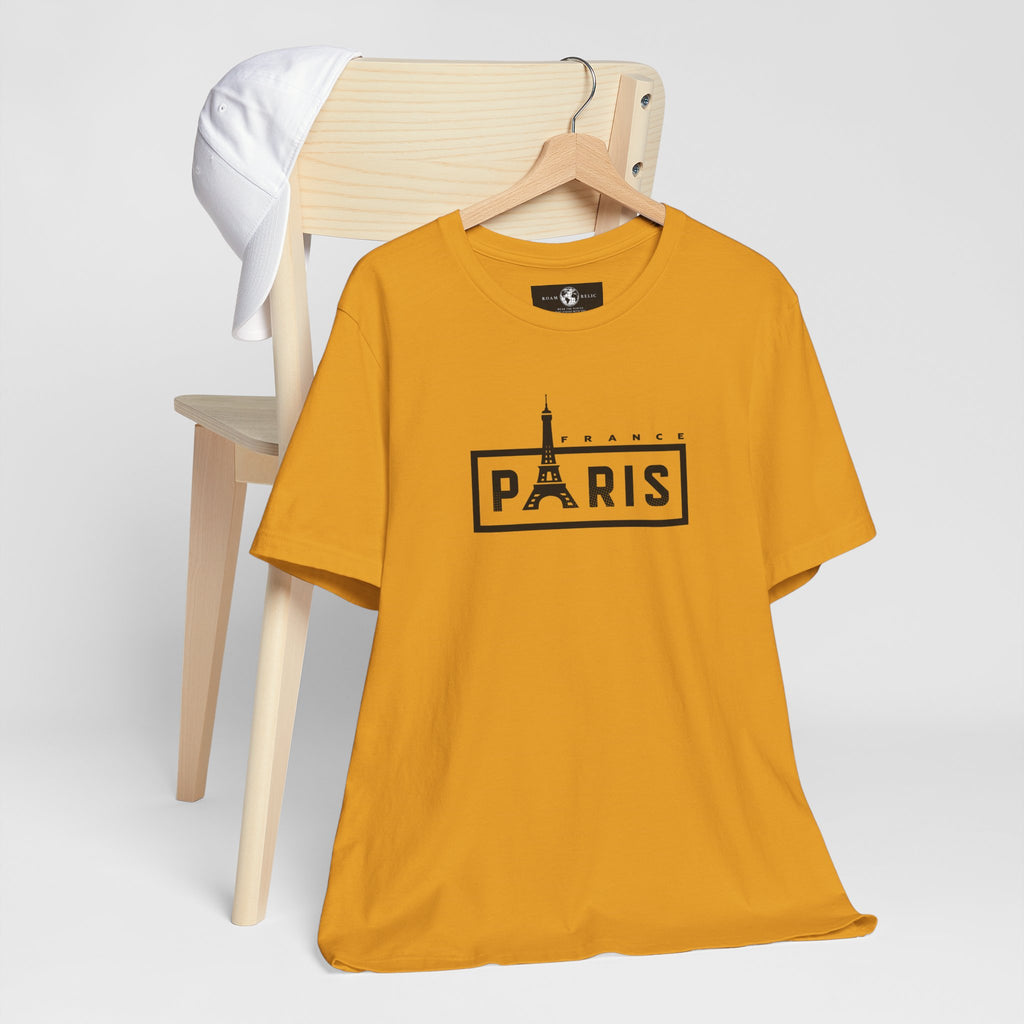 Paris Eiffel Tower Graphic Tee — Vintage Parisian Travel T‑Shirt