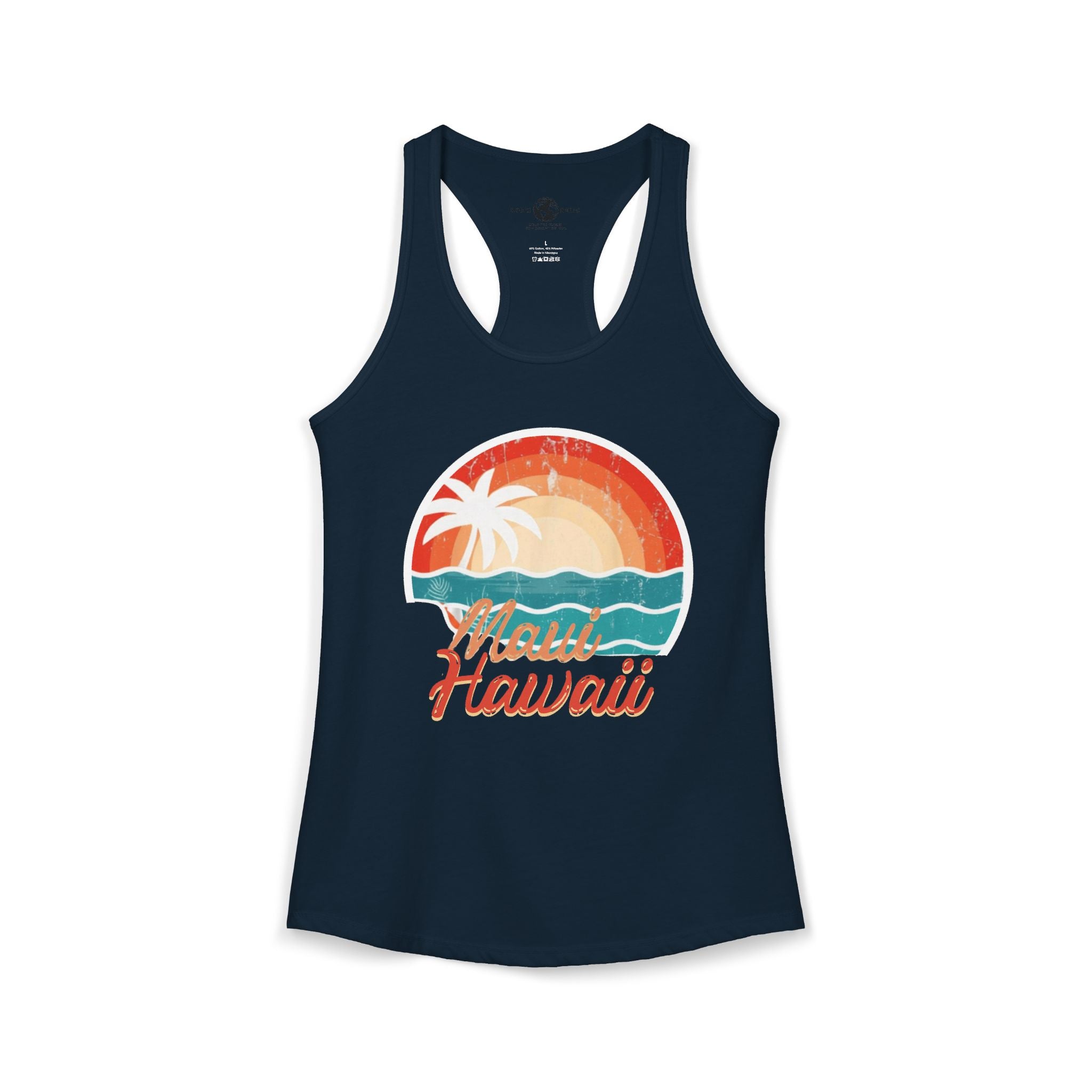 Maui Hawaii Women's Racerback Tank – Tropical Island Graphic