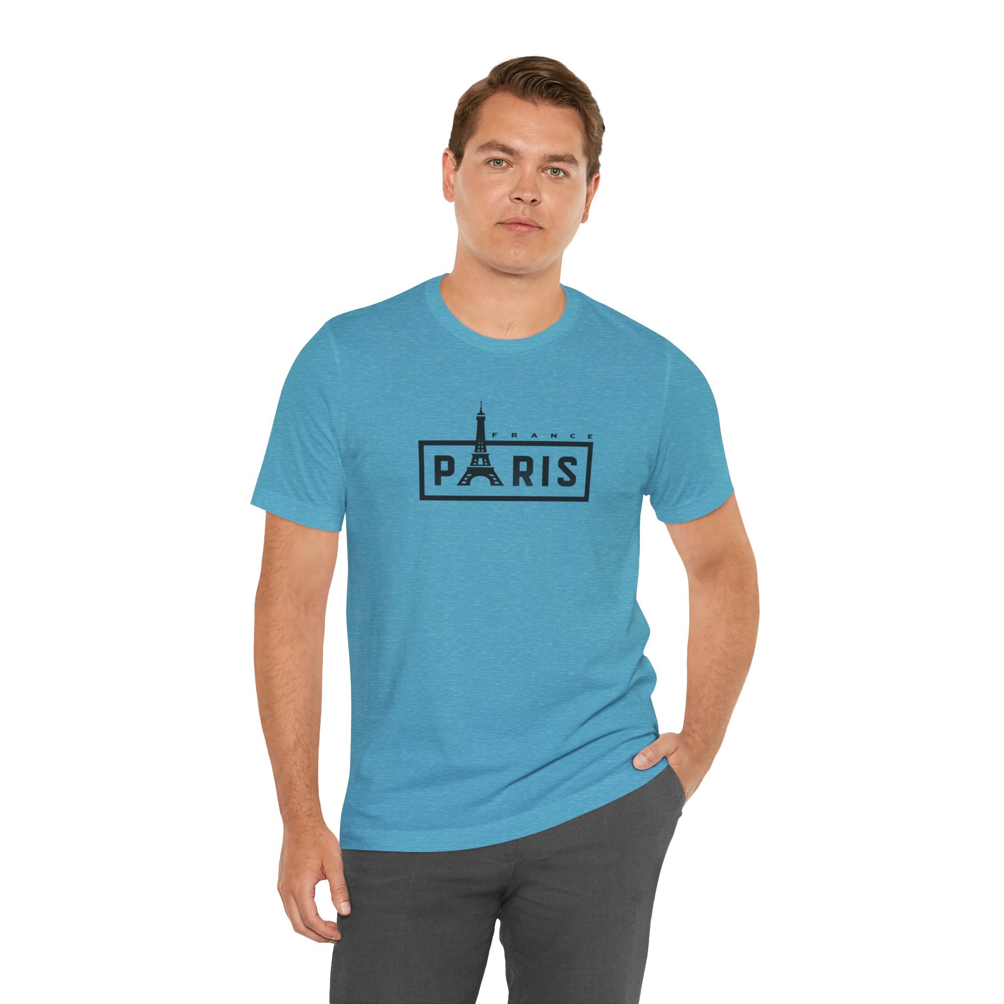 Paris Eiffel Tower Graphic Tee — Vintage Parisian Travel T‑Shirt
