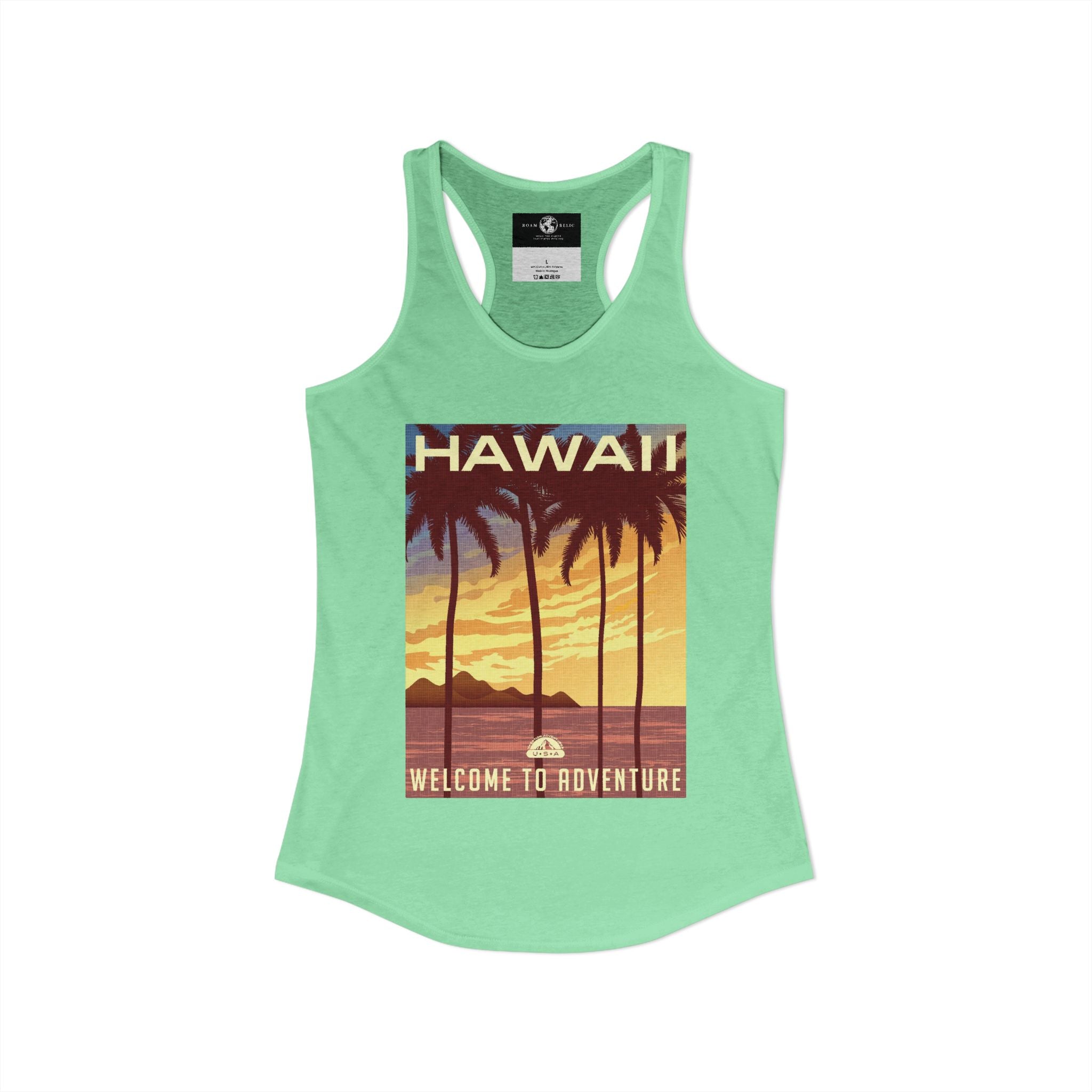 Hawaii Adventure Women's Racerback Tank Top