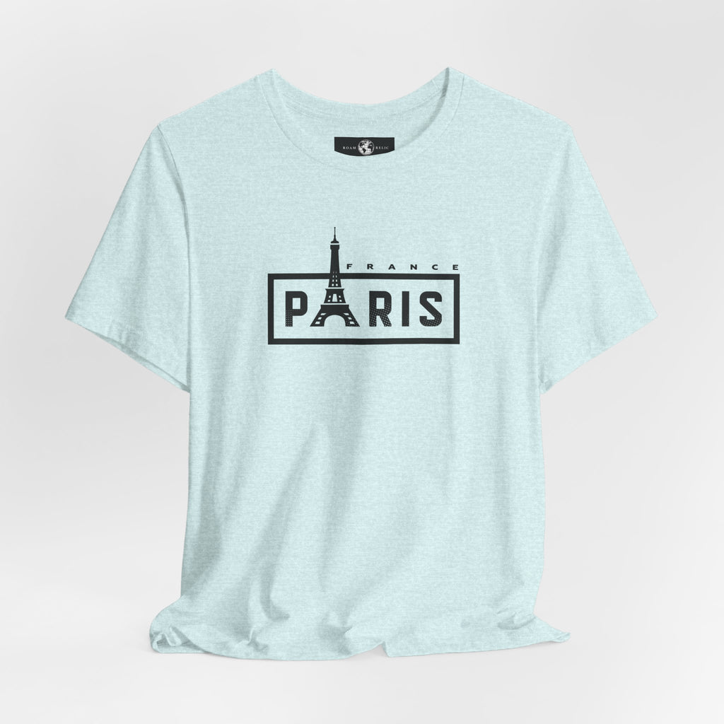 Paris Eiffel Tower Graphic Tee — Vintage Parisian Travel T‑Shirt