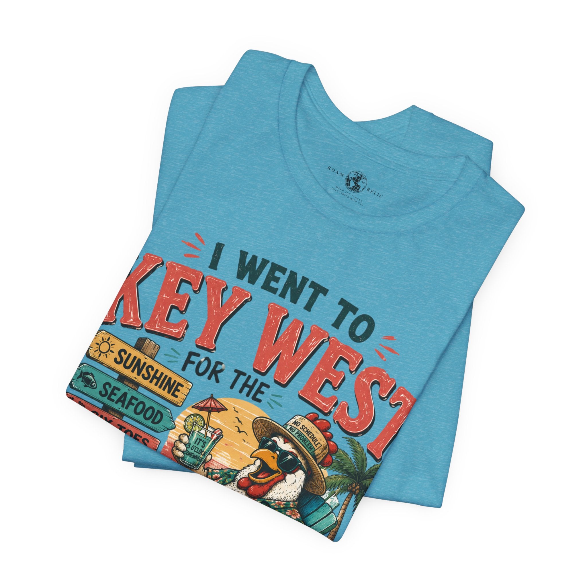 Key West Vacation T‑Shirt — "I Went to Key West for the Sunshine, Seafood, Six Toes & Questionable Decisions Were Made"