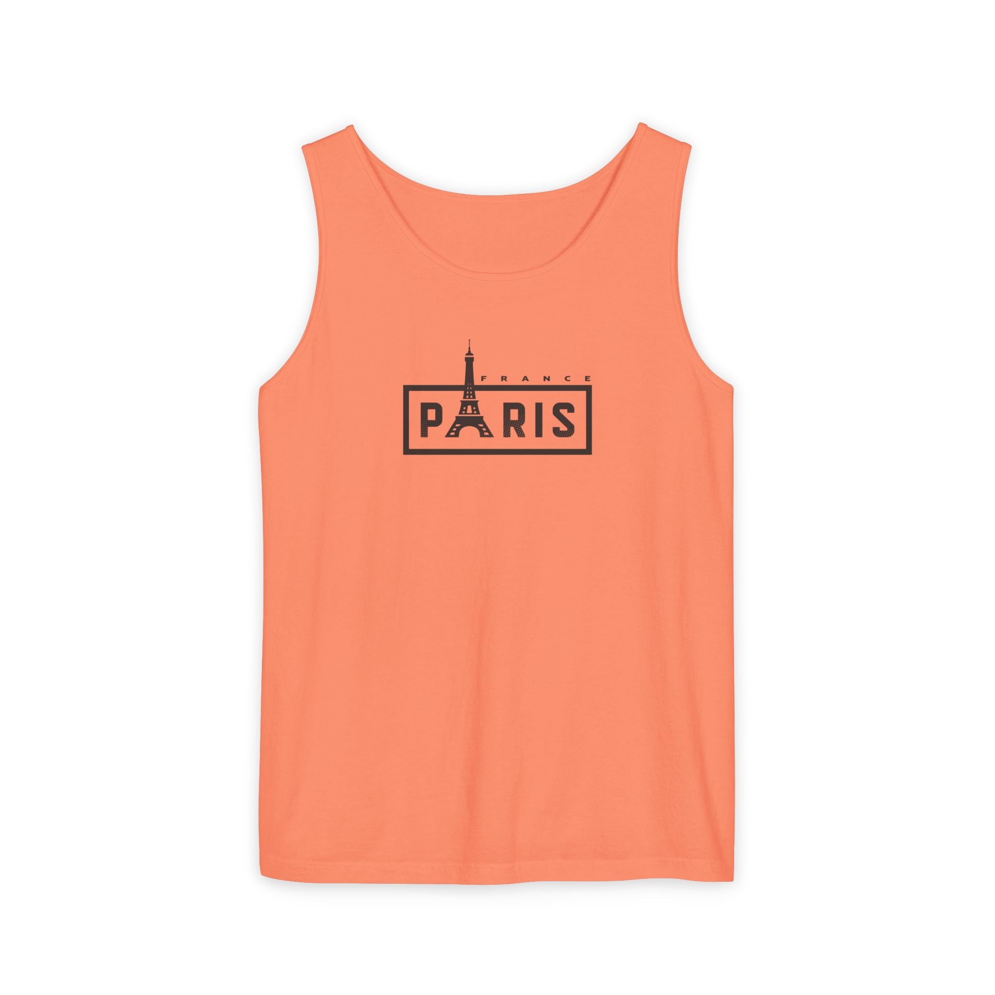 Paris Eiffel Tower Vintage Travel Tank Top — Retro French Graphic Tank