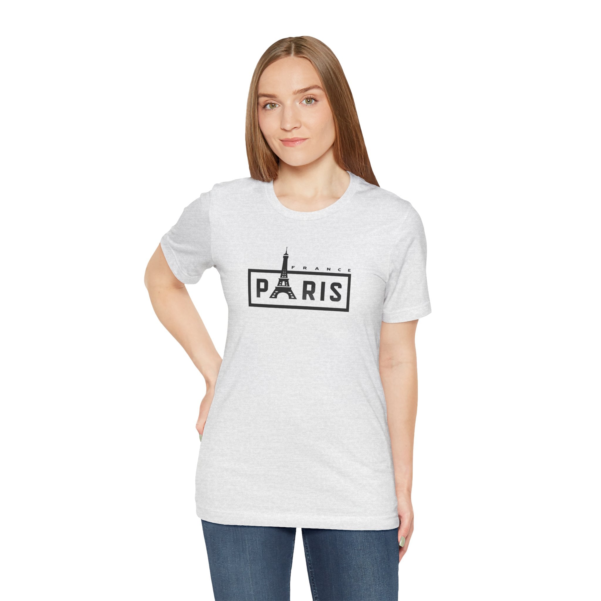 Paris Eiffel Tower Graphic Tee — Vintage Parisian Travel T‑Shirt
