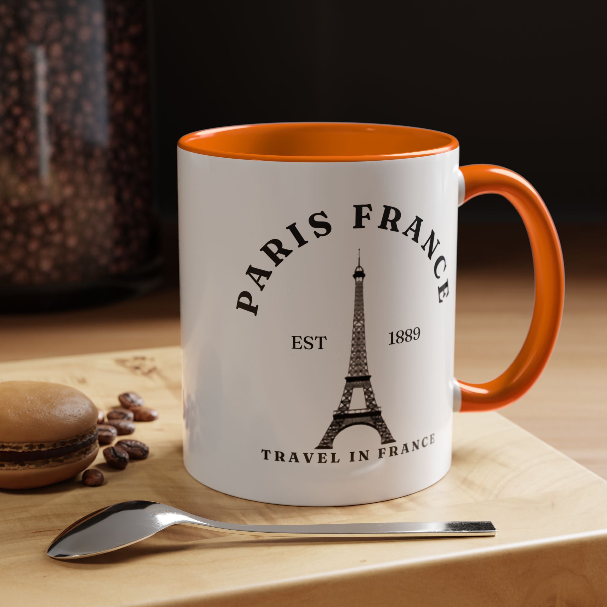 Paris France Eiffel Tower Coffee Mug – Travel Souvenir Accent Mug (11/15oz)