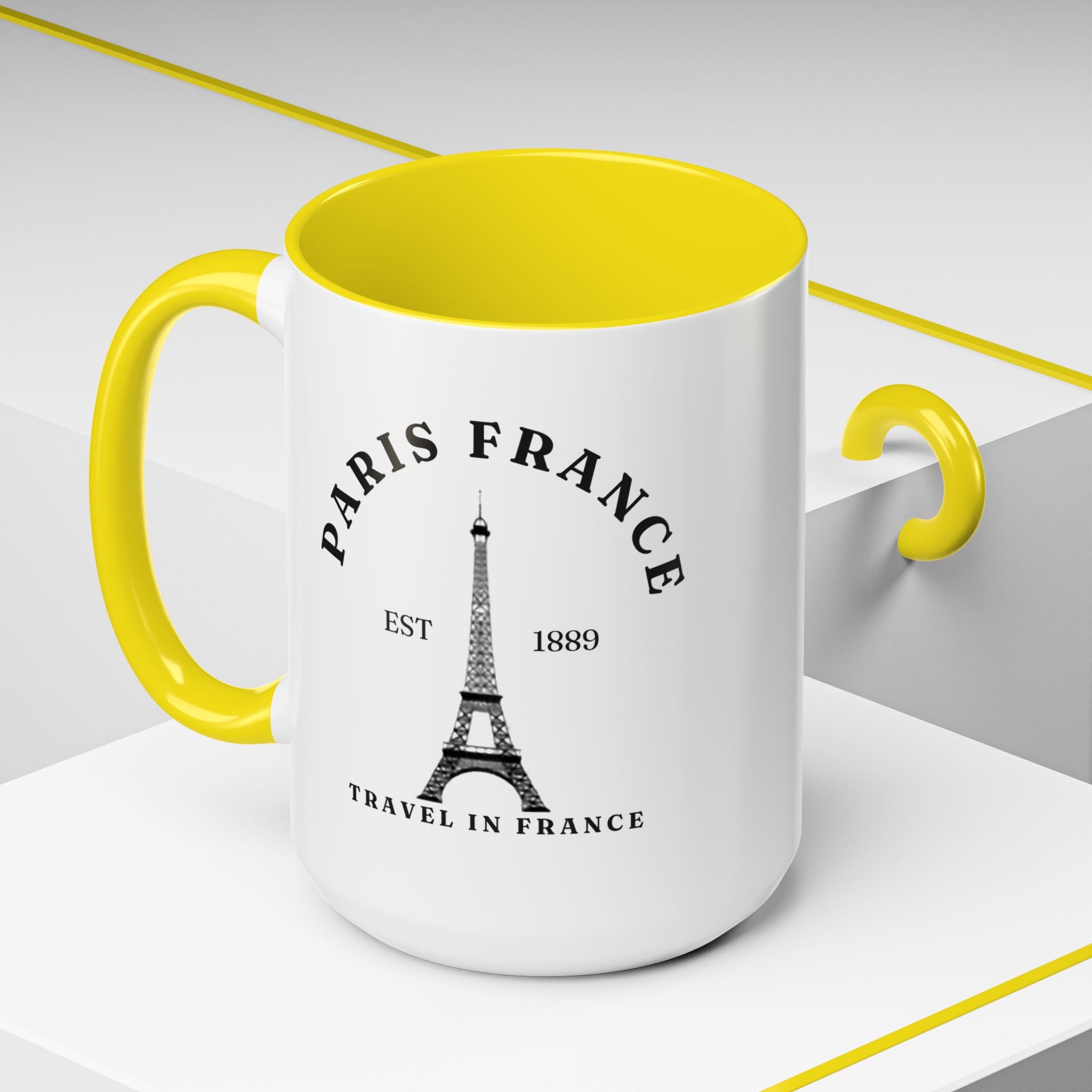 Paris France Eiffel Tower Coffee Mug – Travel Souvenir Accent Mug (11/15oz)