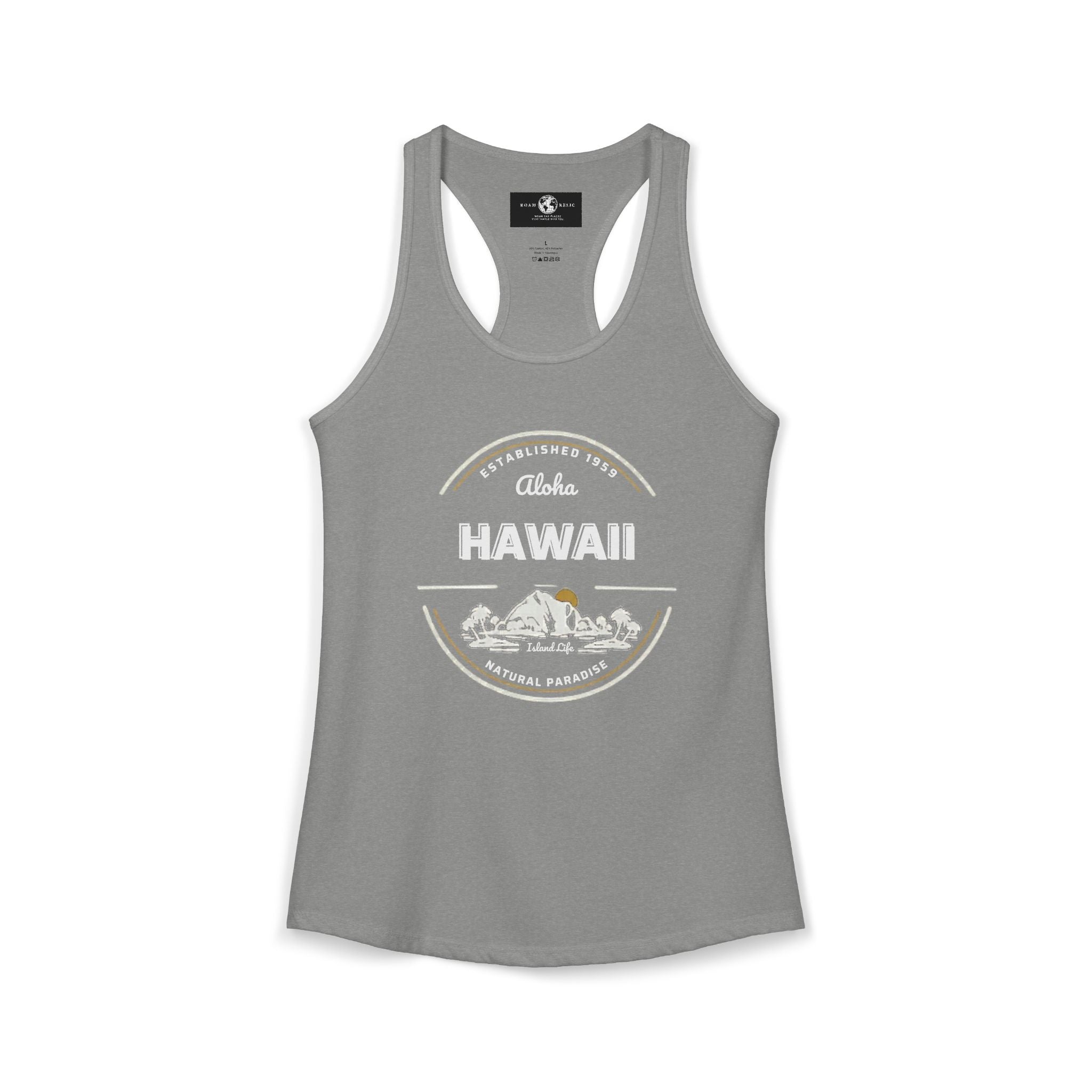 Hawaii Aloha Party Women's Racerback Tank