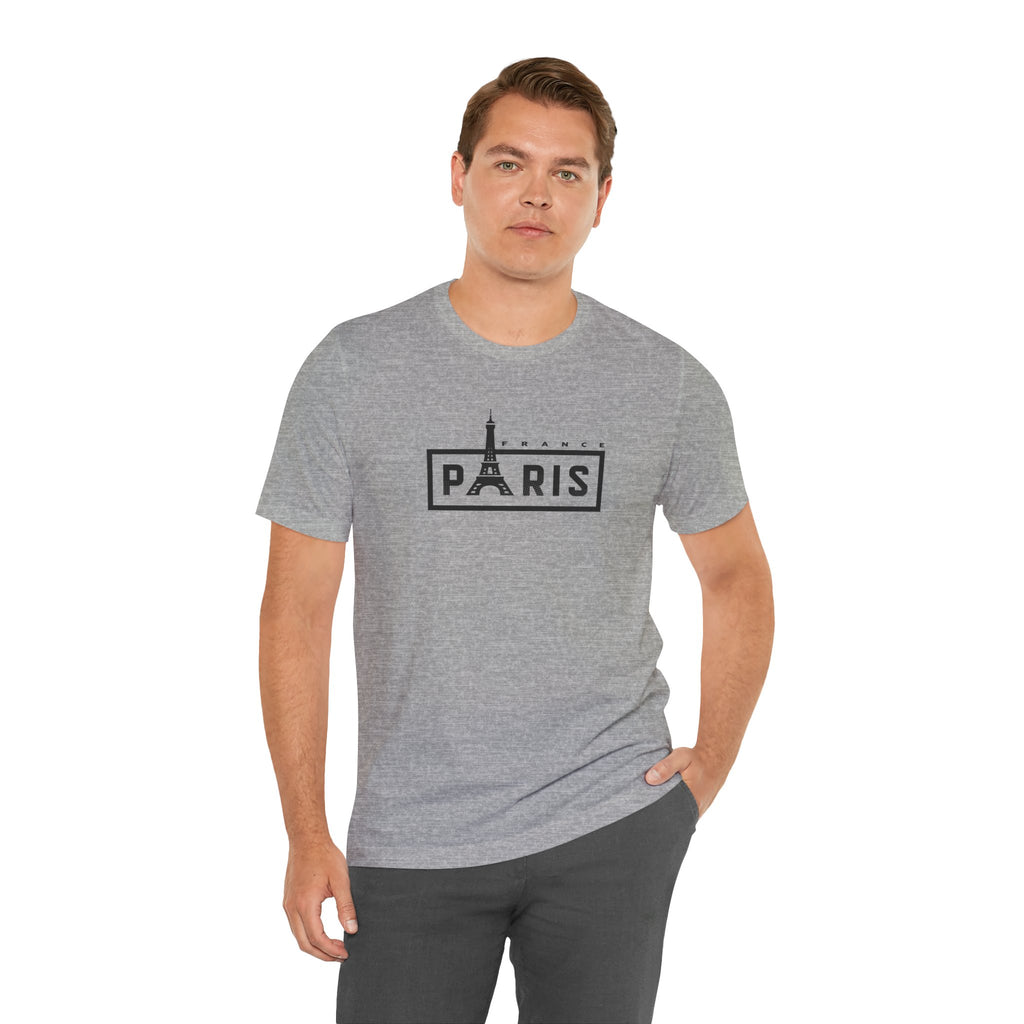 Paris Eiffel Tower Graphic Tee — Vintage Parisian Travel T‑Shirt