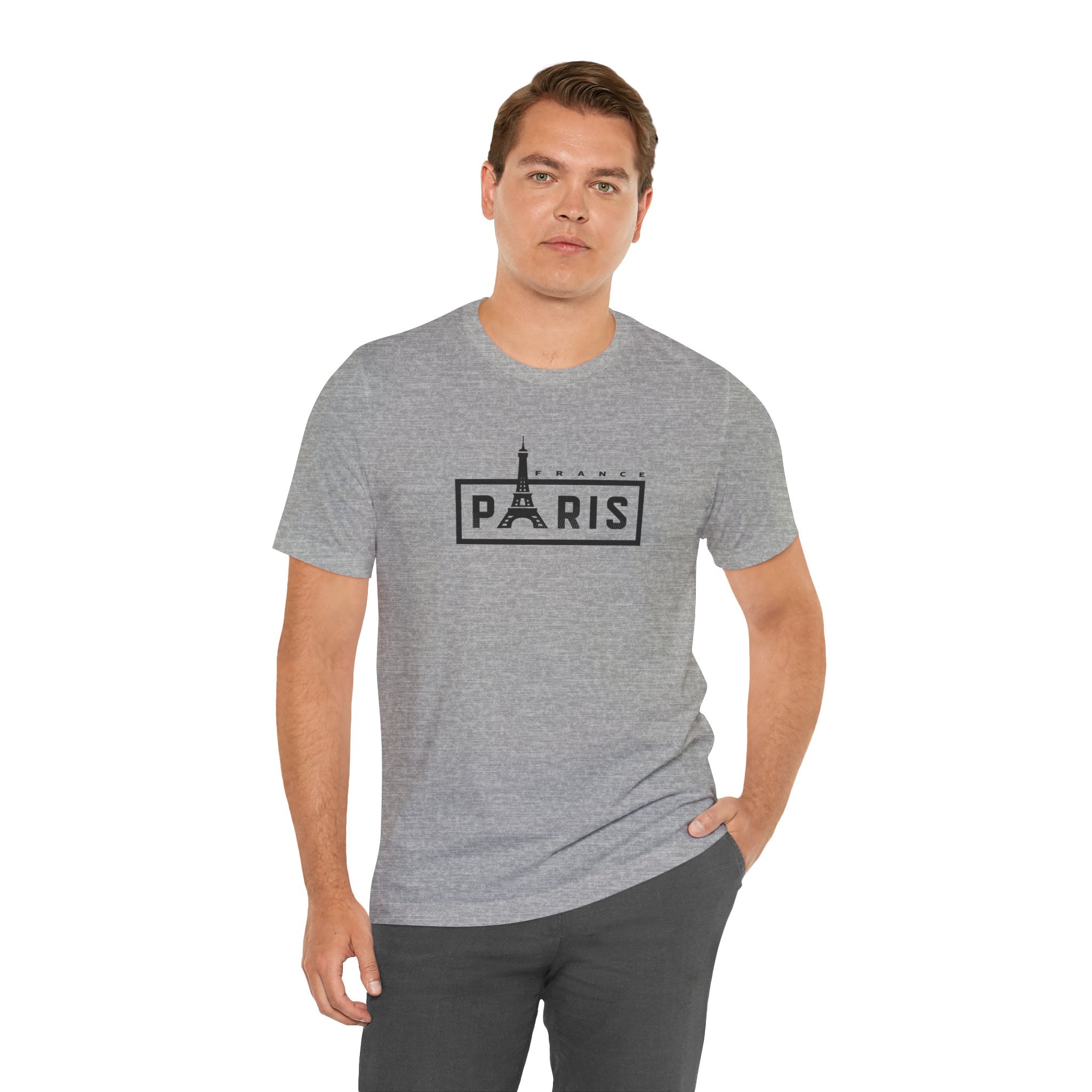Paris Eiffel Tower Graphic Tee — Vintage Parisian Travel T‑Shirt