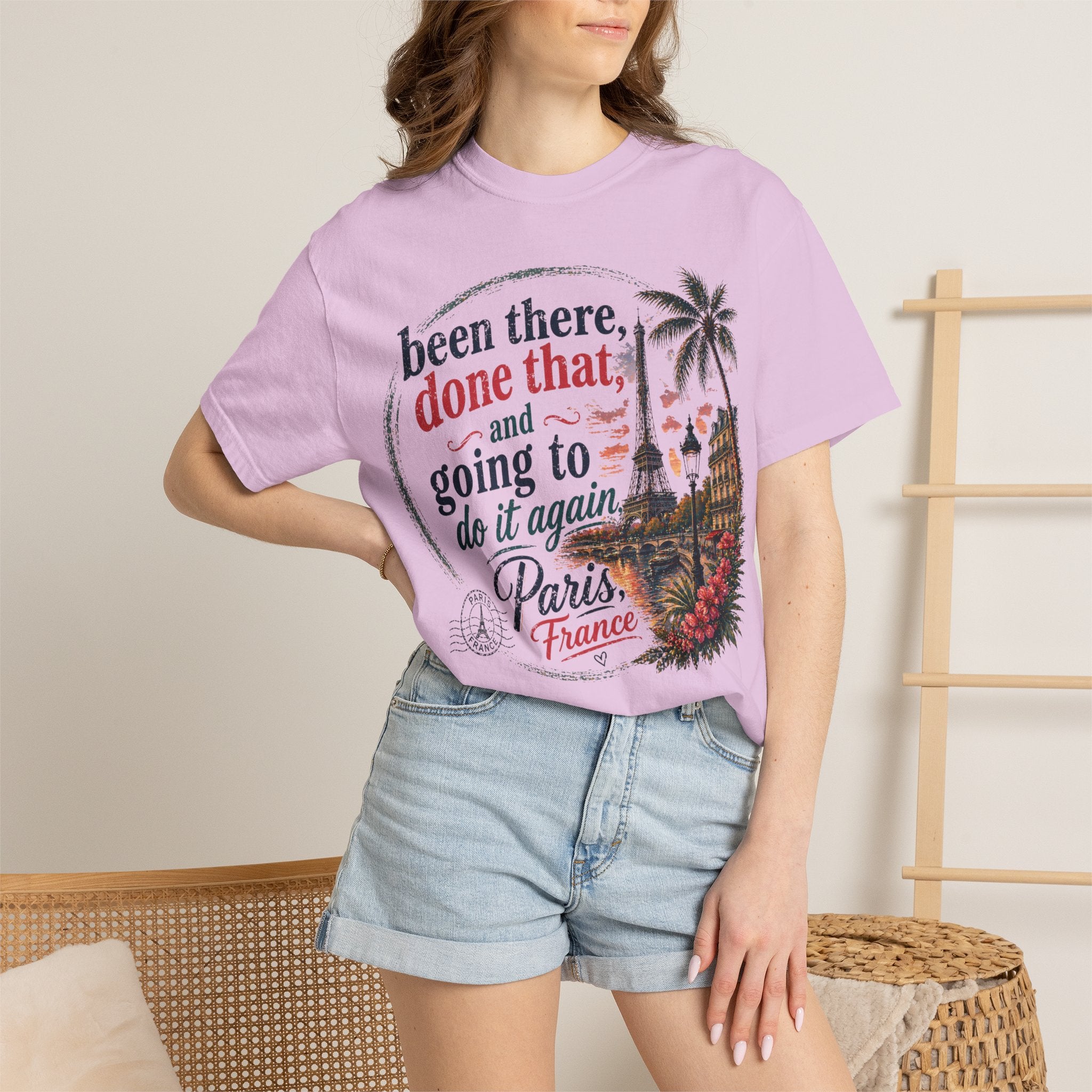 Paris Vintage Graphic T‑Shirt — “Been There, Done That, Going To Do It Again”