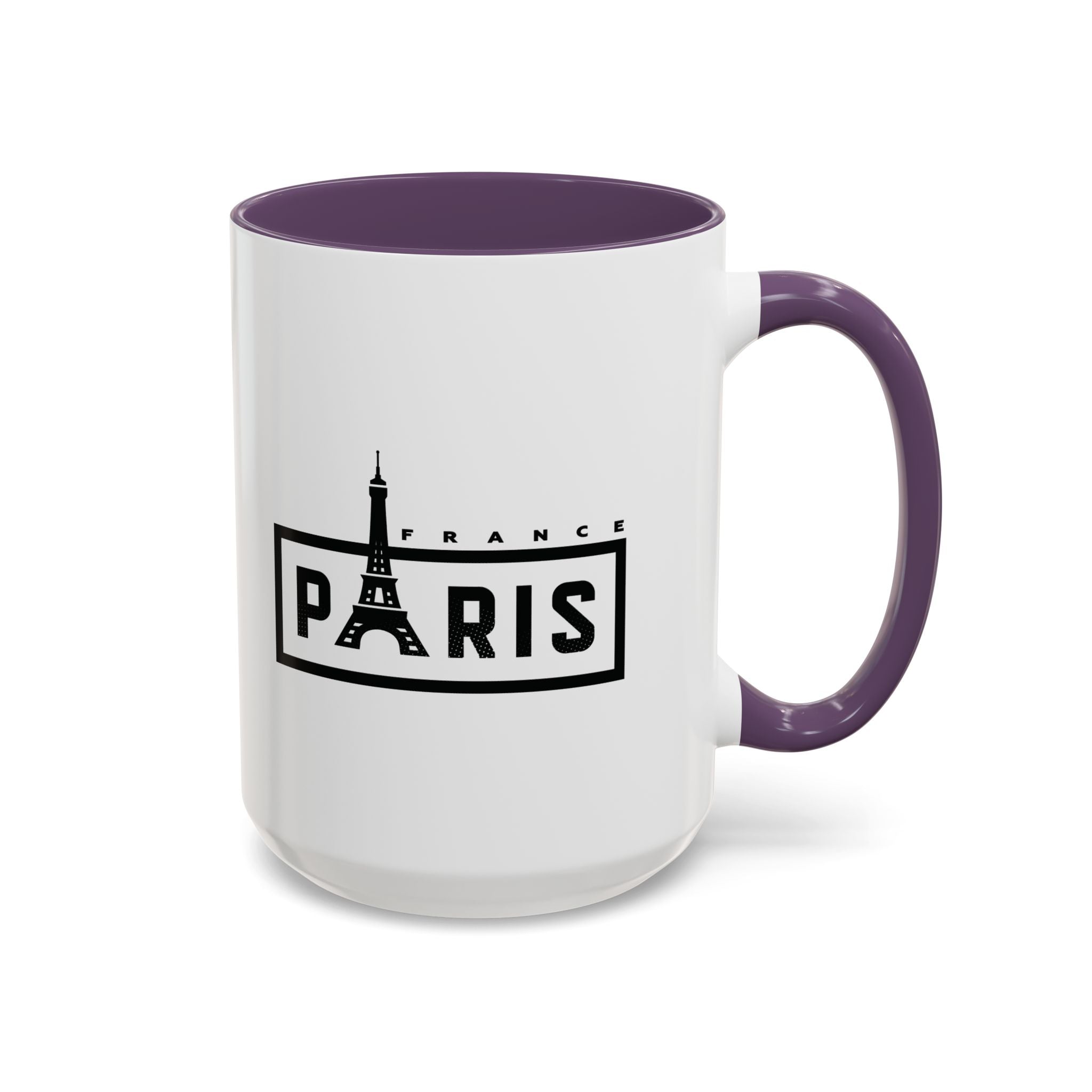 Paris Eiffel Tower Accent Coffee Mug – France Travel Souvenir (11/15oz)