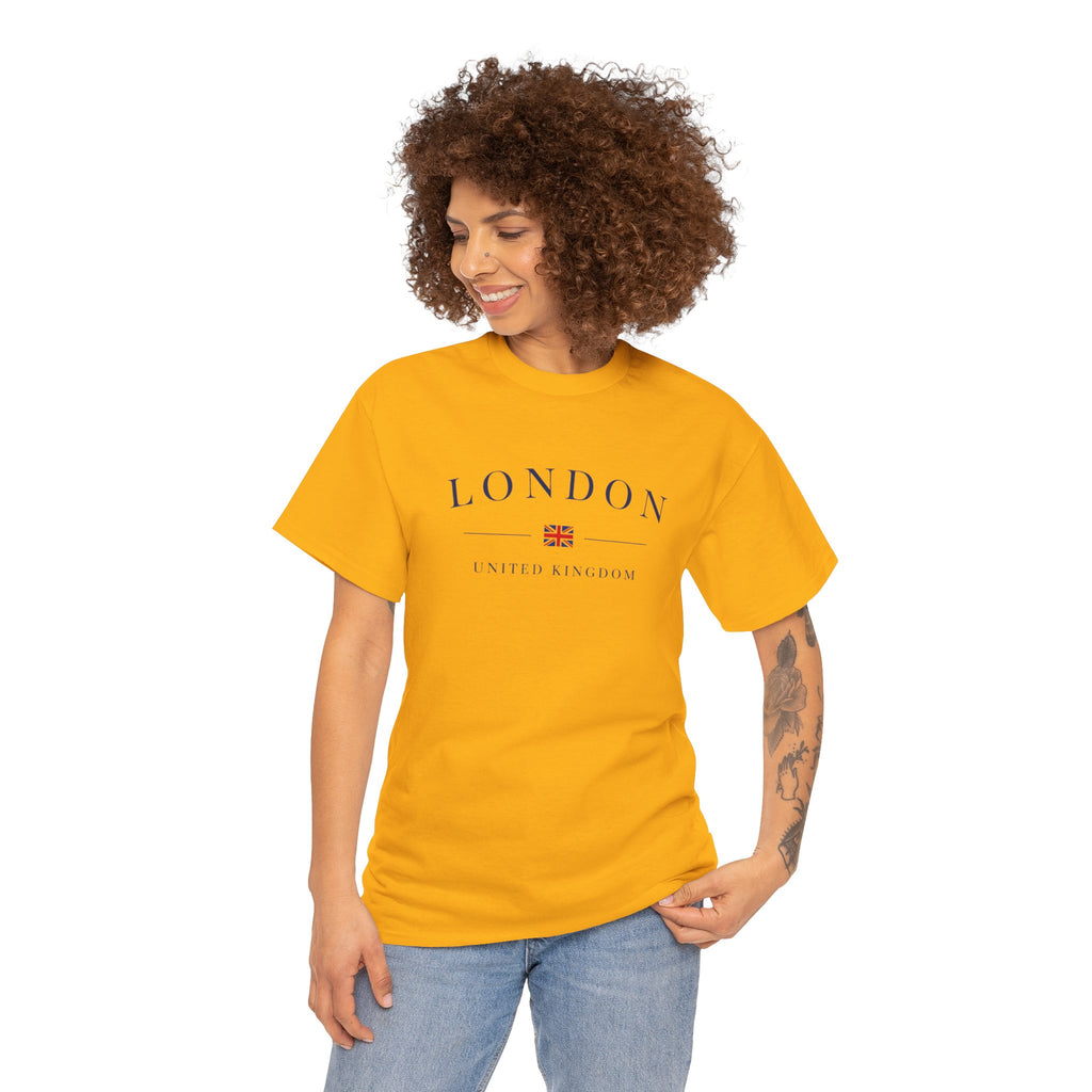 London Tee — Classic UK Flag Graphic Cotton T-Shirt
