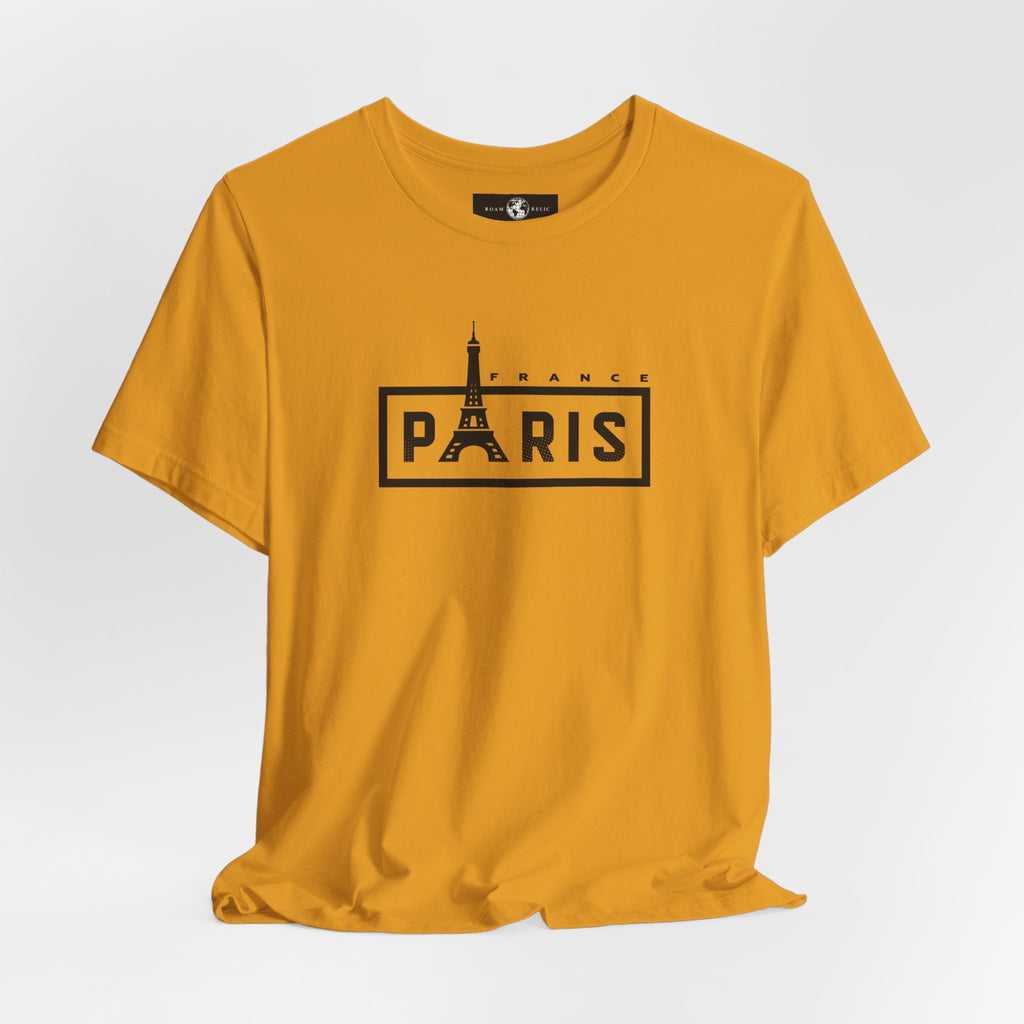 Paris Eiffel Tower Graphic Tee — Vintage Parisian Travel T‑Shirt