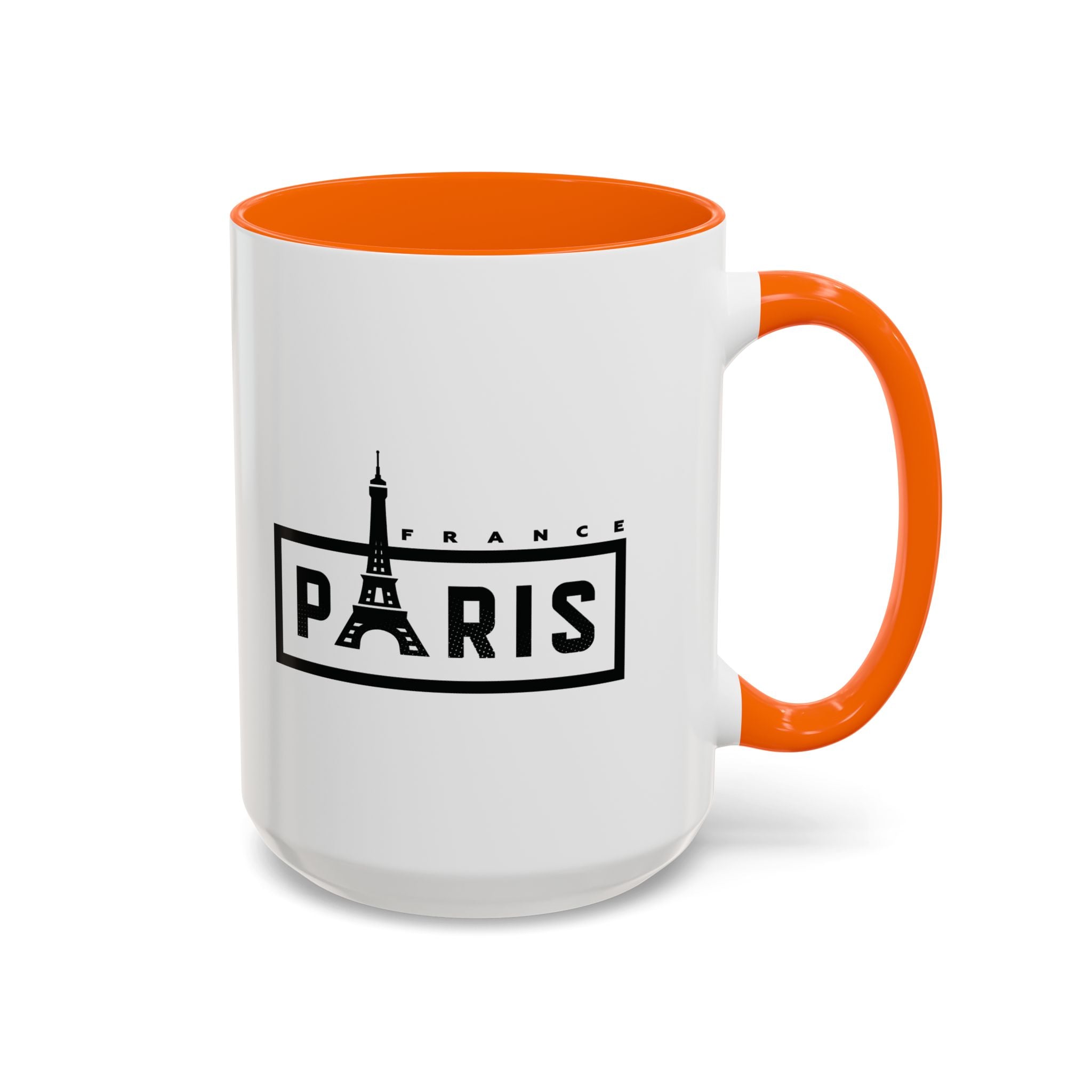 Paris Eiffel Tower Accent Coffee Mug – France Travel Souvenir (11/15oz)