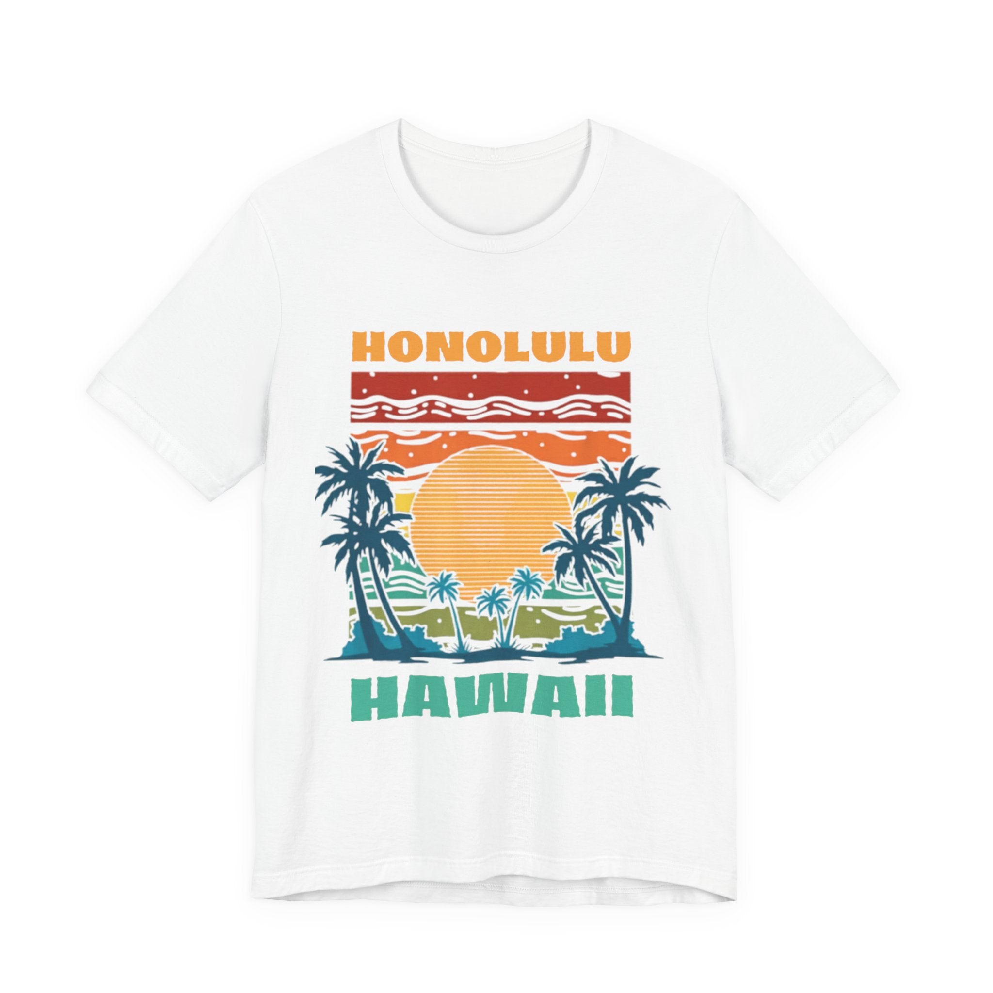 Honolulu Hawaii Vintage Sunset T-Shirt
