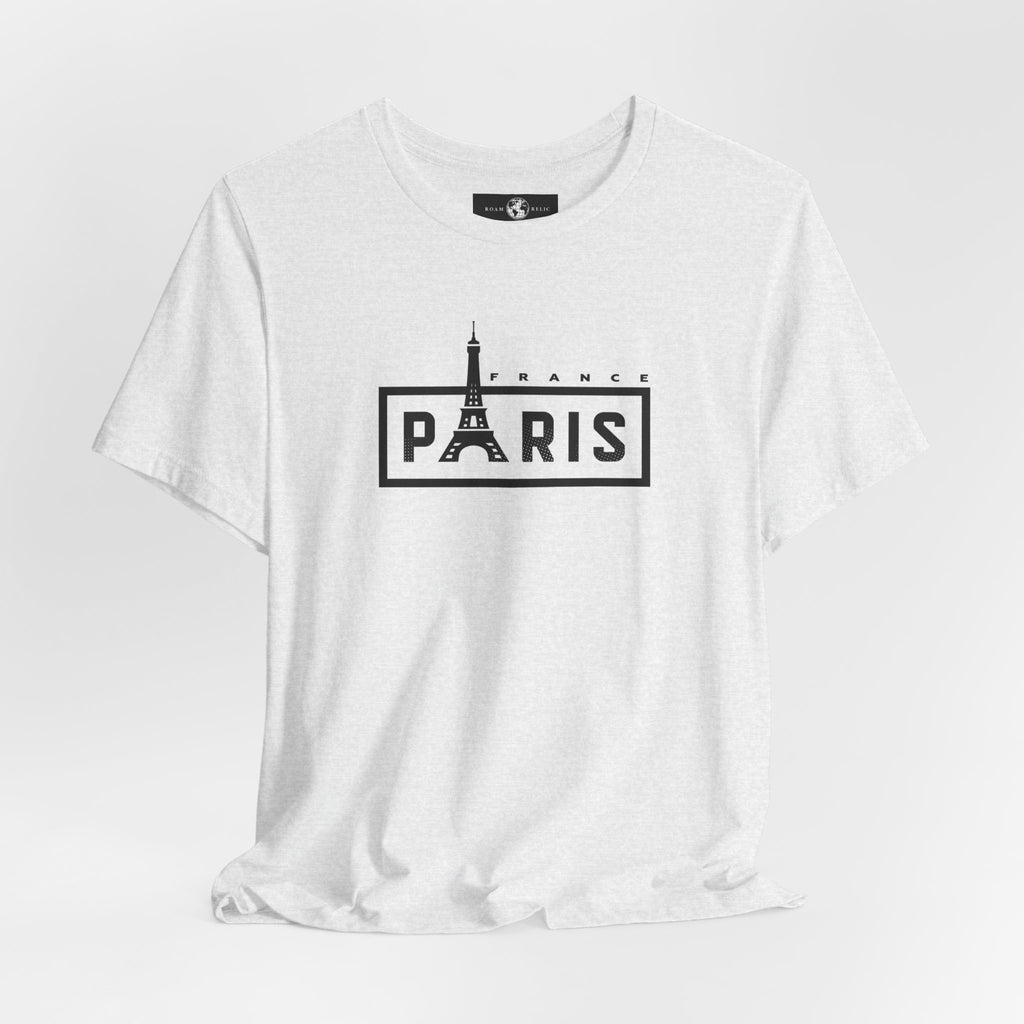 Paris Eiffel Tower Graphic Tee — Vintage Parisian Travel T‑Shirt