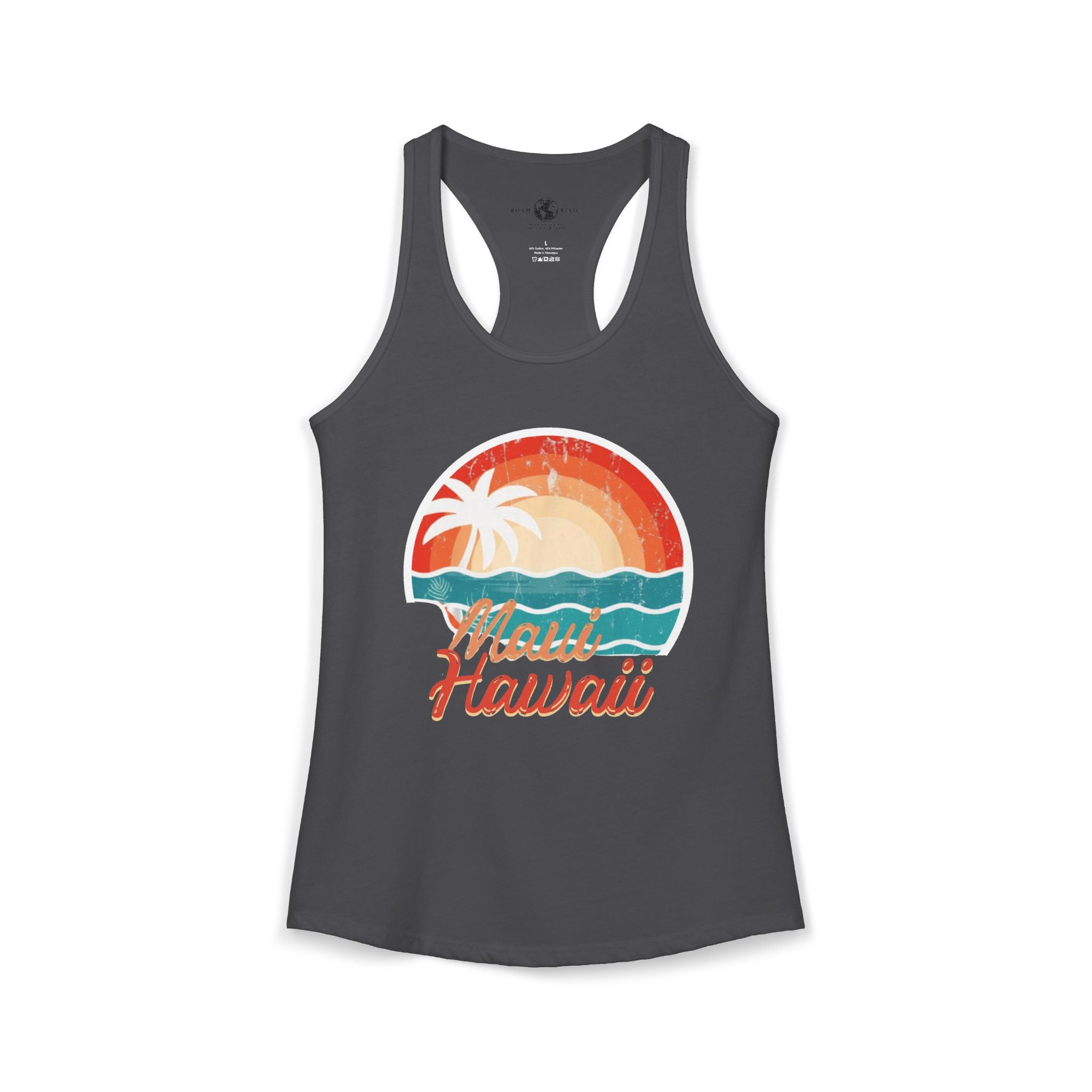 Maui Hawaii Women's Racerback Tank – Tropical Island Graphic
