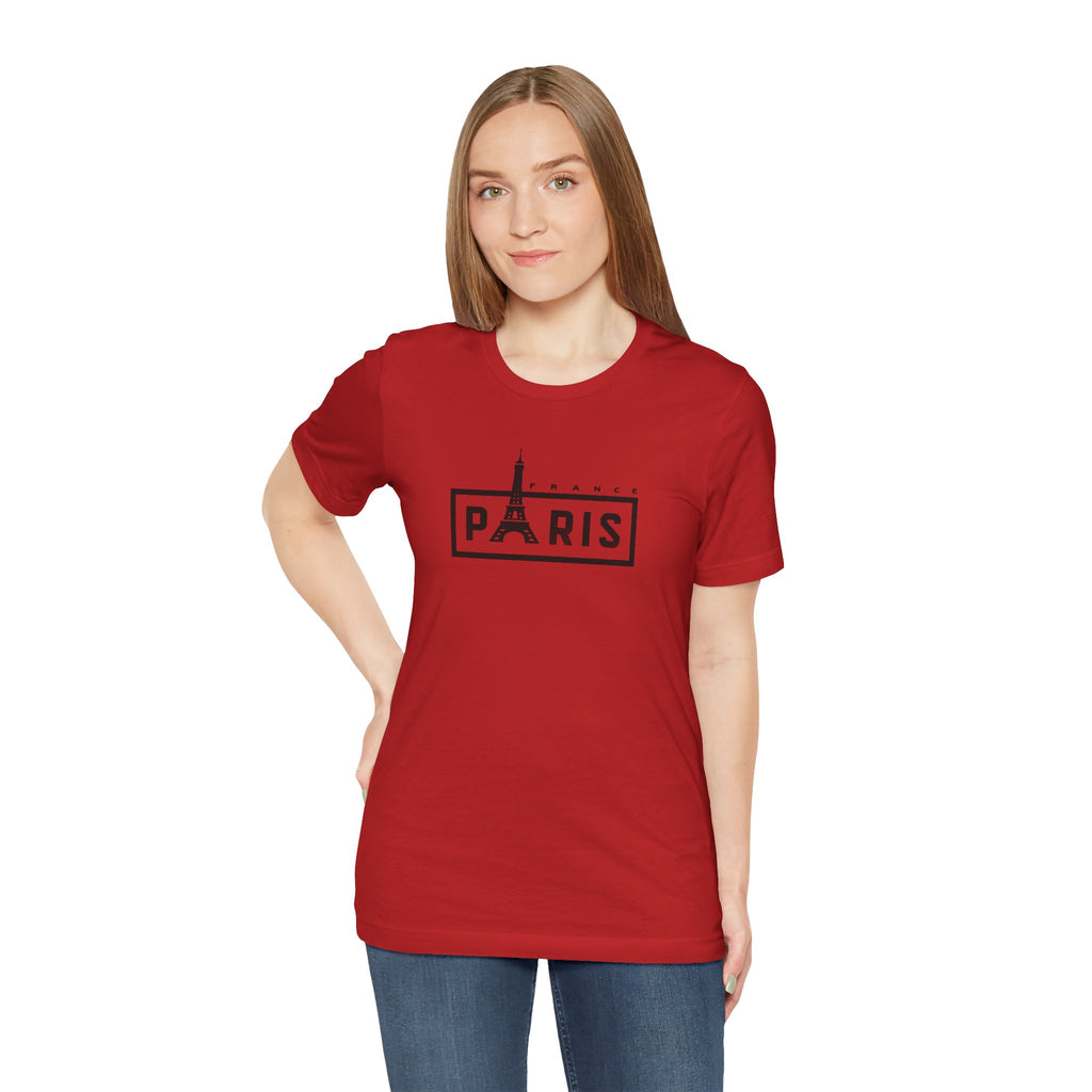 Paris Eiffel Tower Graphic Tee — Vintage Parisian Travel T‑Shirt