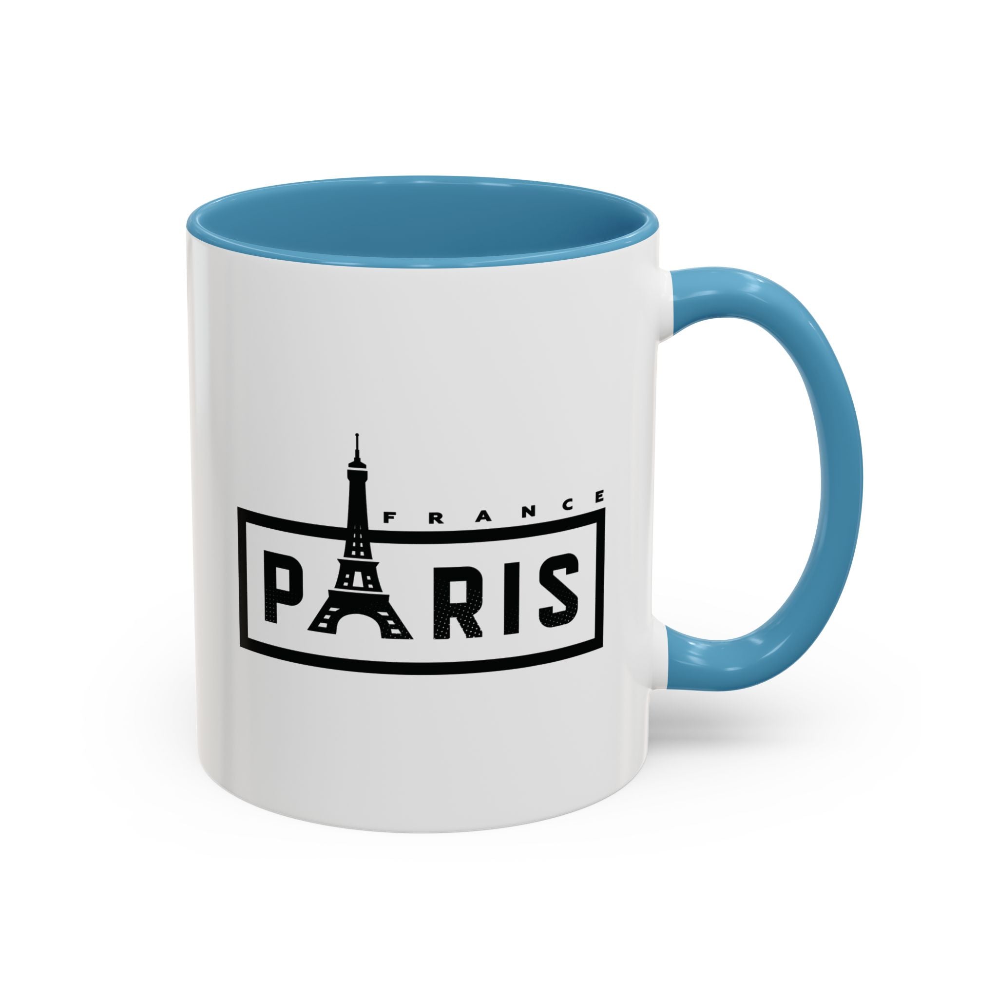 Paris Eiffel Tower Accent Coffee Mug – France Travel Souvenir (11/15oz)