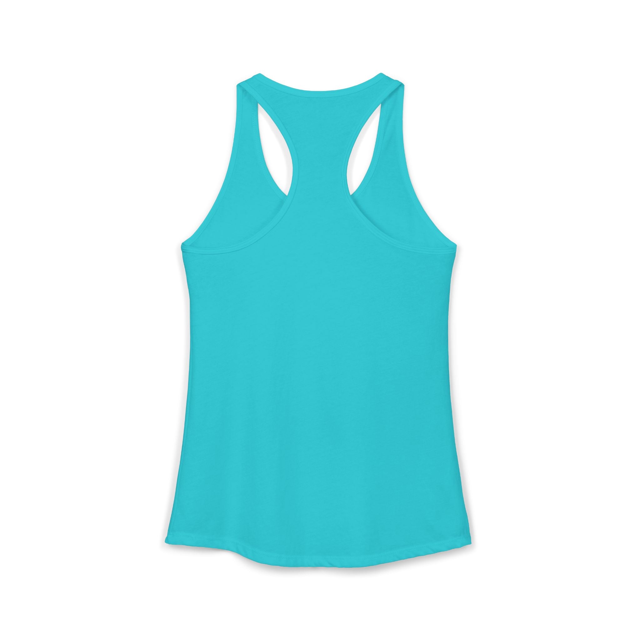 Island Vibes & Good Times Racerback Tank — Tropical Skull Graphic
