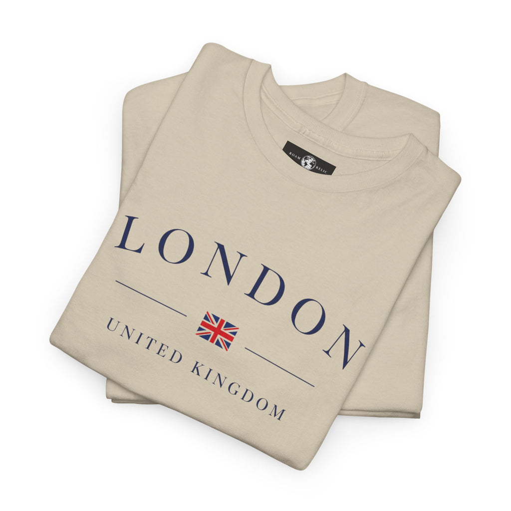 London Tee — Classic UK Flag Graphic Cotton T-Shirt