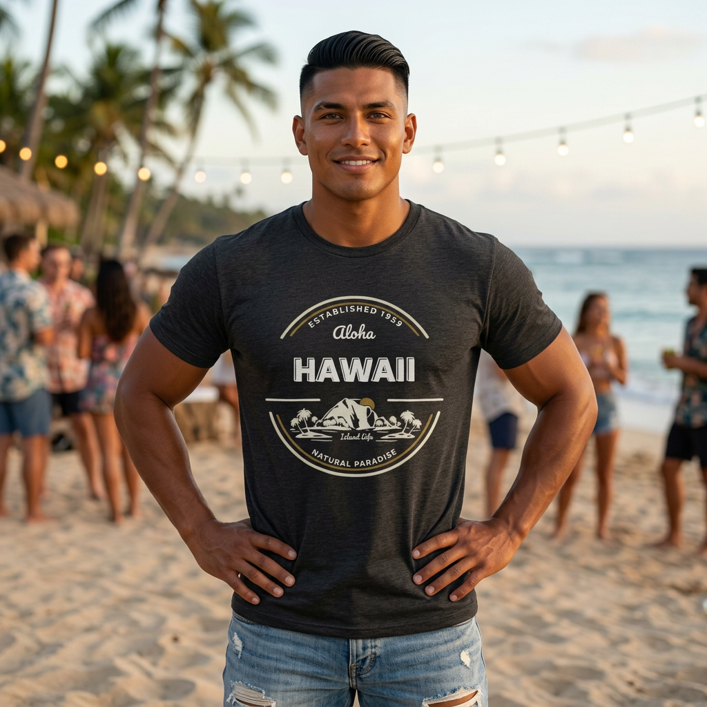 Hawaii Aloha Vintage Beach T-Shirt