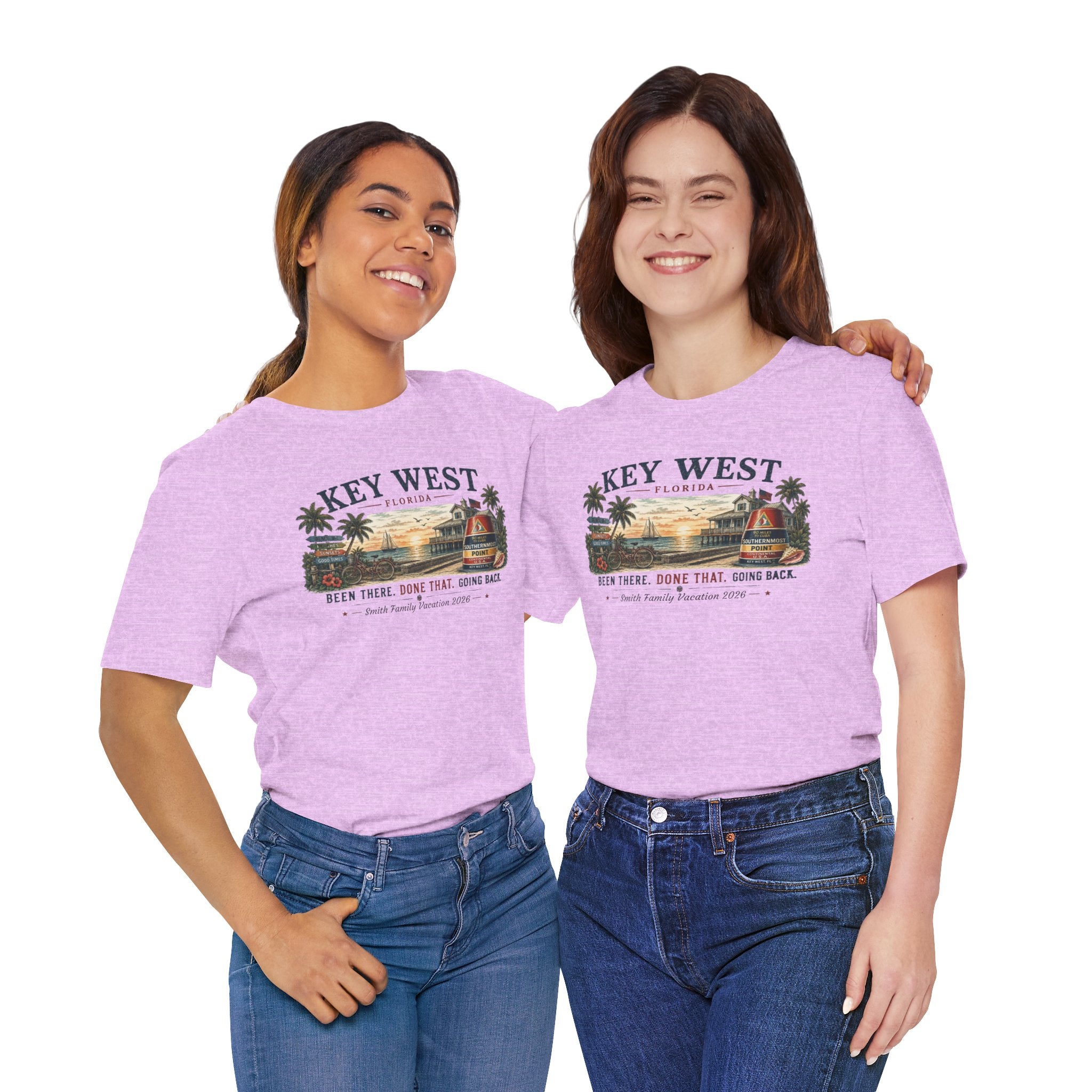 Key West Family Vacation T-Shirt — Custom Family Trip Tee