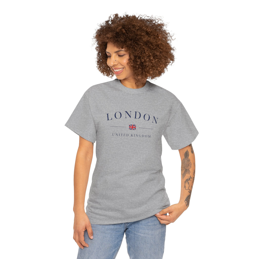 London Tee — Classic UK Flag Graphic Cotton T-Shirt