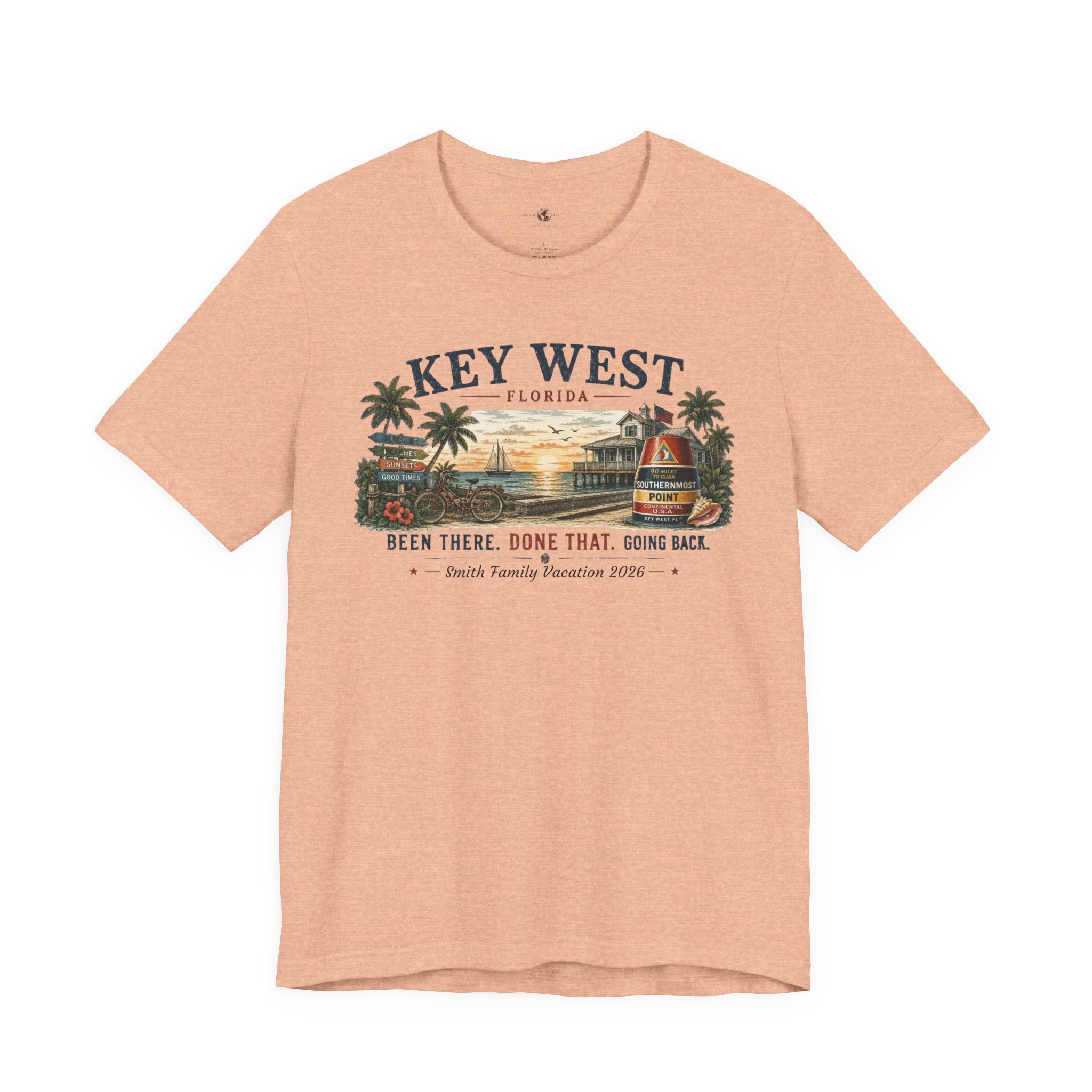 Key West Family Vacation T-Shirt — Custom Family Trip Tee