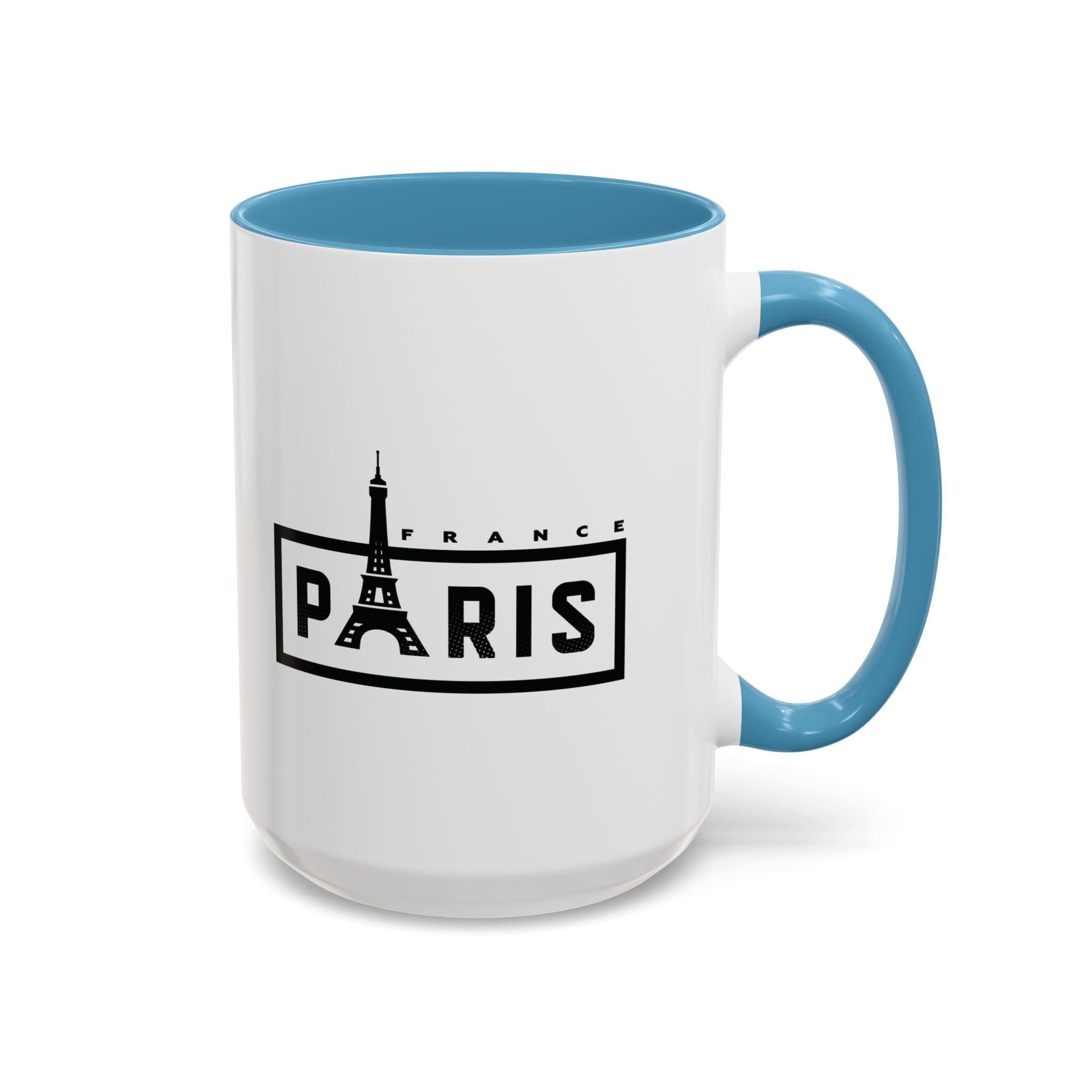 Paris Eiffel Tower Accent Coffee Mug – France Travel Souvenir (11/15oz)