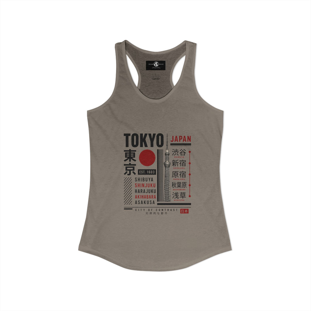 Tokyo Japan Women's Racerback Tank Top — Tokyo Graphic Tank