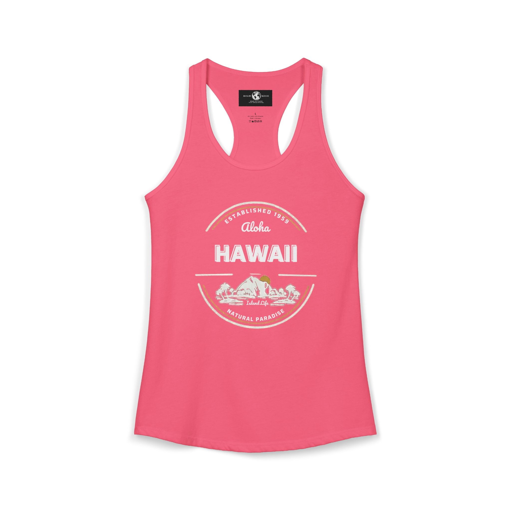 Hawaii Aloha Party Women's Racerback Tank