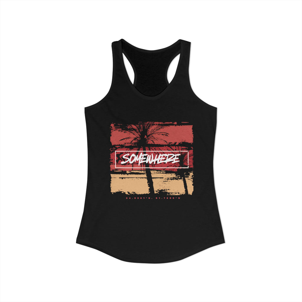 Key West "Somewhere" Women's Racerback Tank