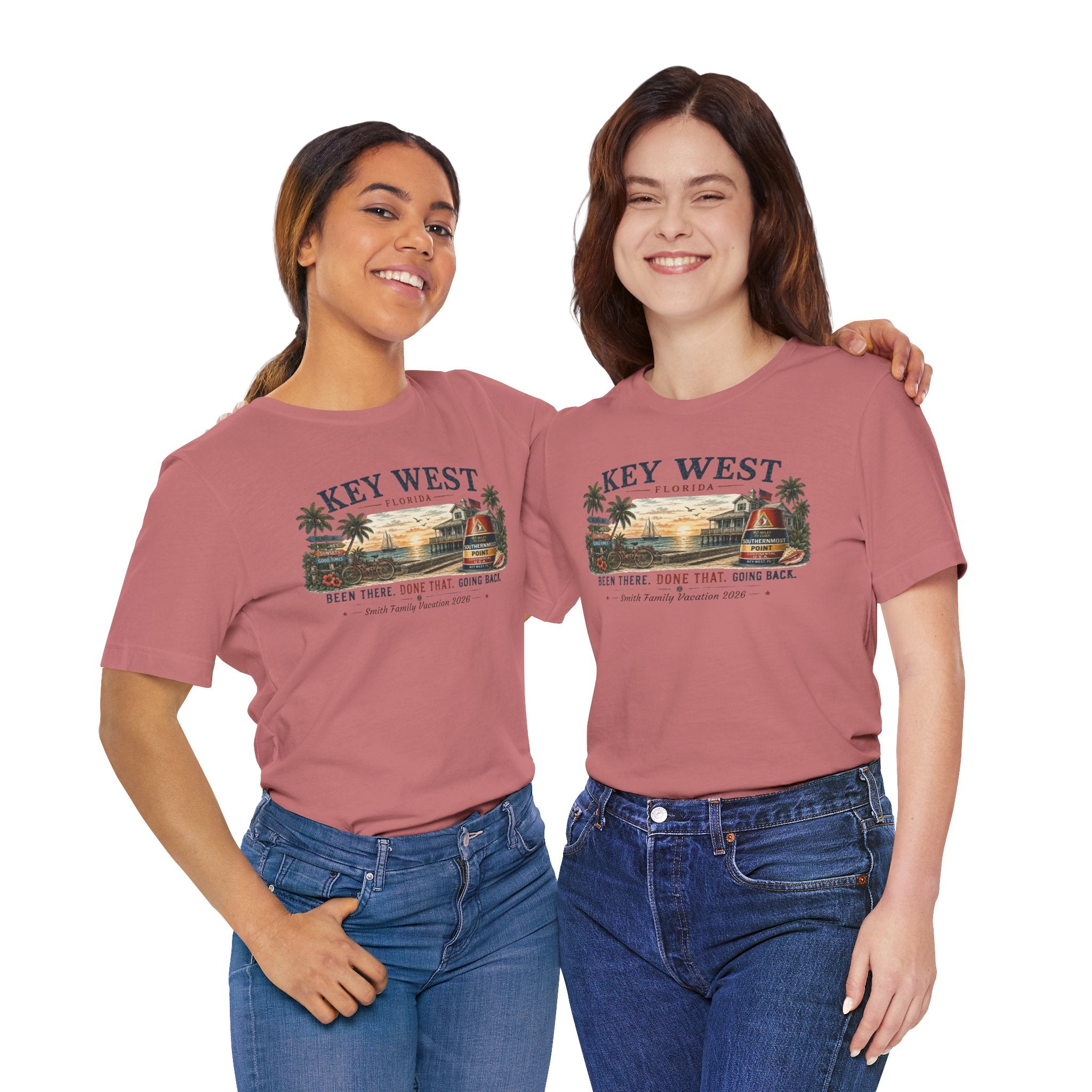 Key West Family Vacation T-Shirt — Custom Family Trip Tee