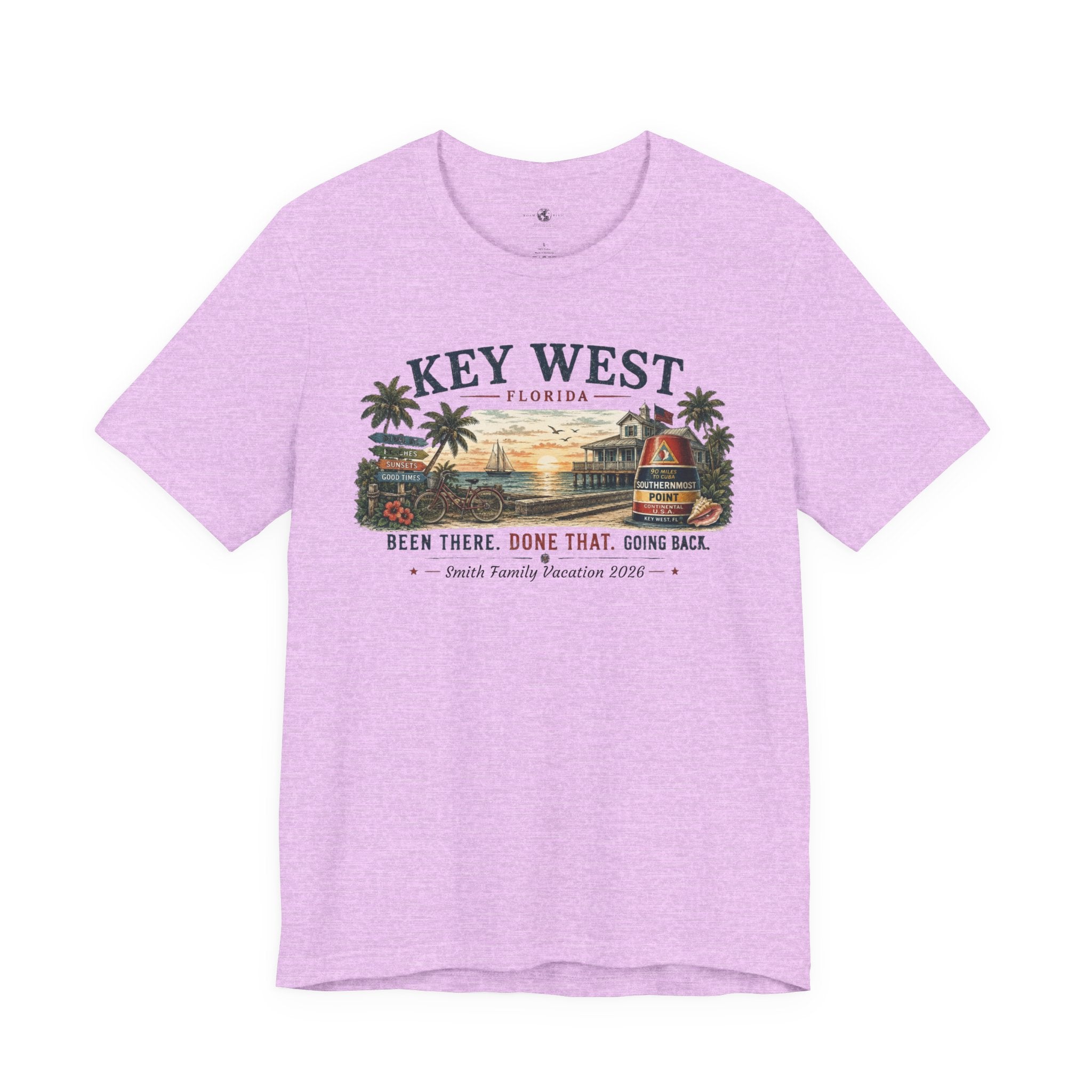 Key West Family Vacation T-Shirt — Custom Family Trip Tee