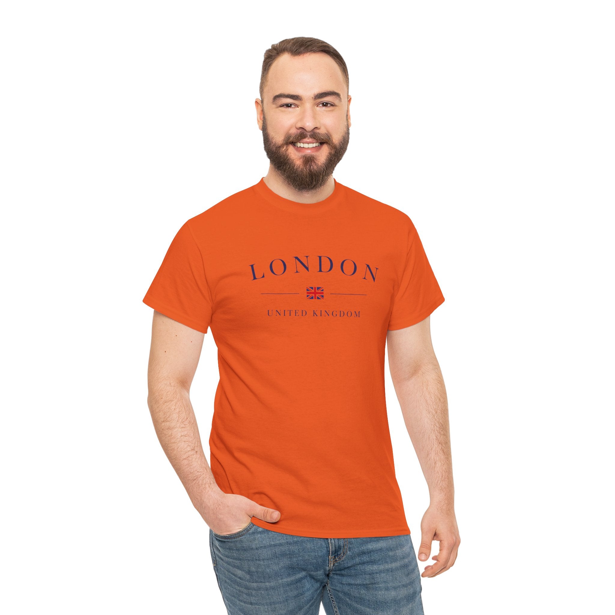London Tee — Classic UK Flag Graphic Cotton T-Shirt