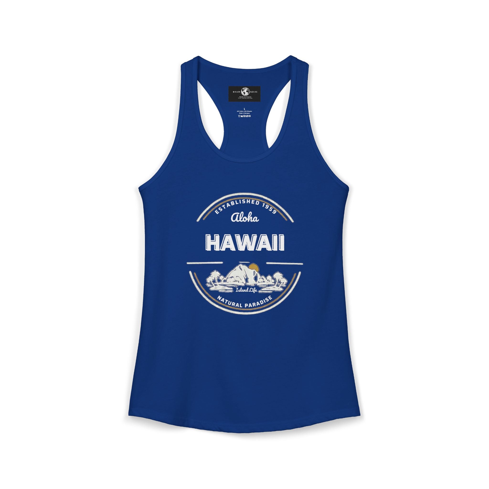 Hawaii Aloha Party Women's Racerback Tank
