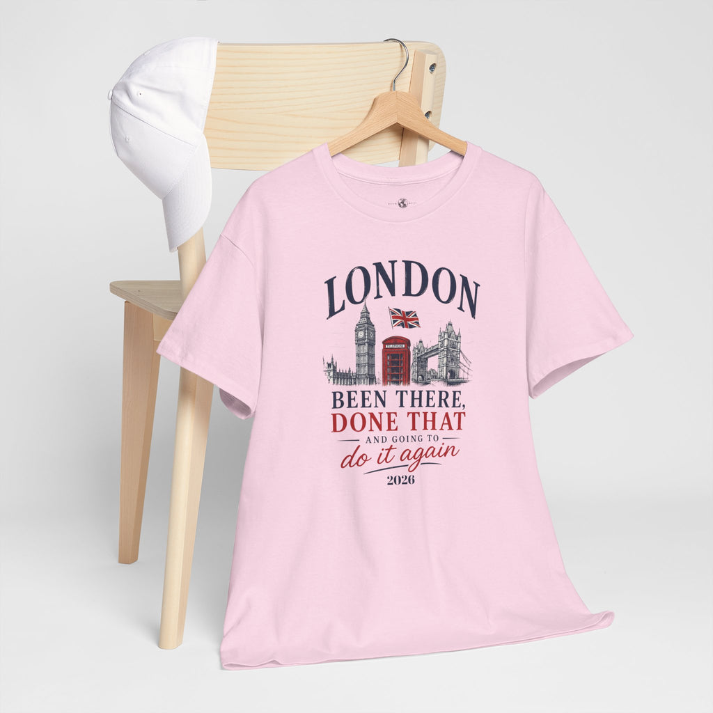 Funny London "Been There, Done That" Travel Souvenir Tee — Personalizion available