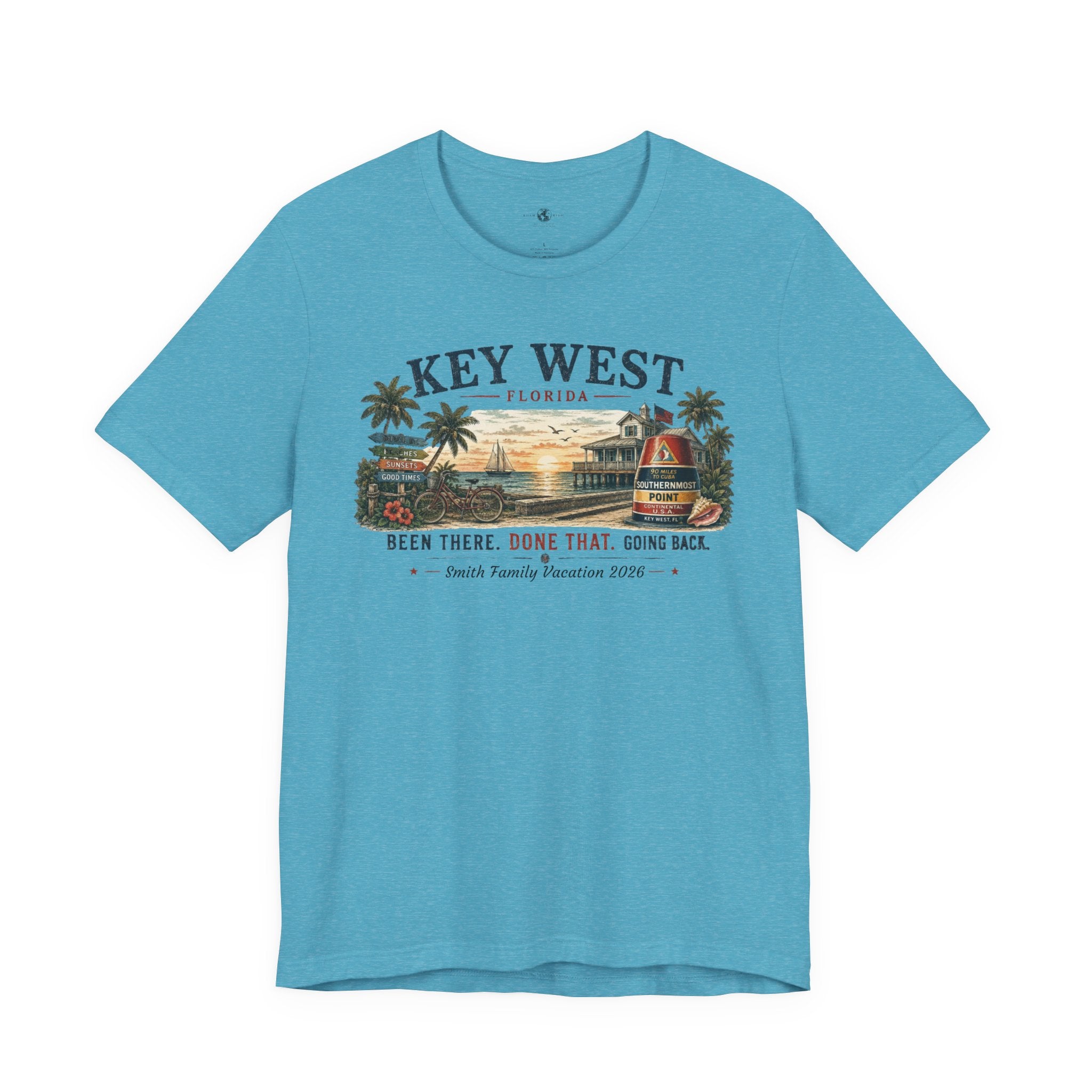 Key West Family Vacation T-Shirt — Custom Family Trip Tee